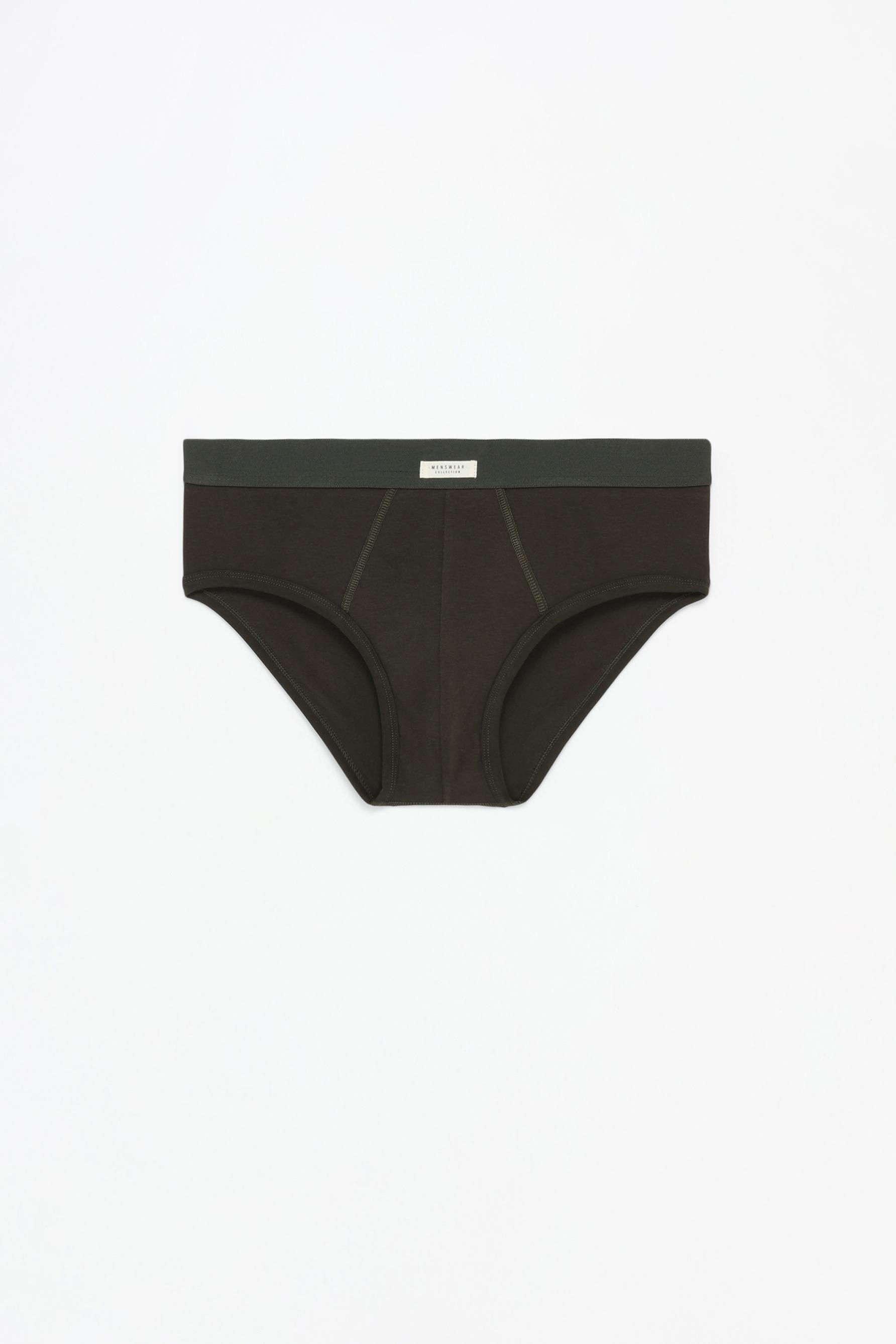 Briefs (3-Pack) — DARK KHAKI