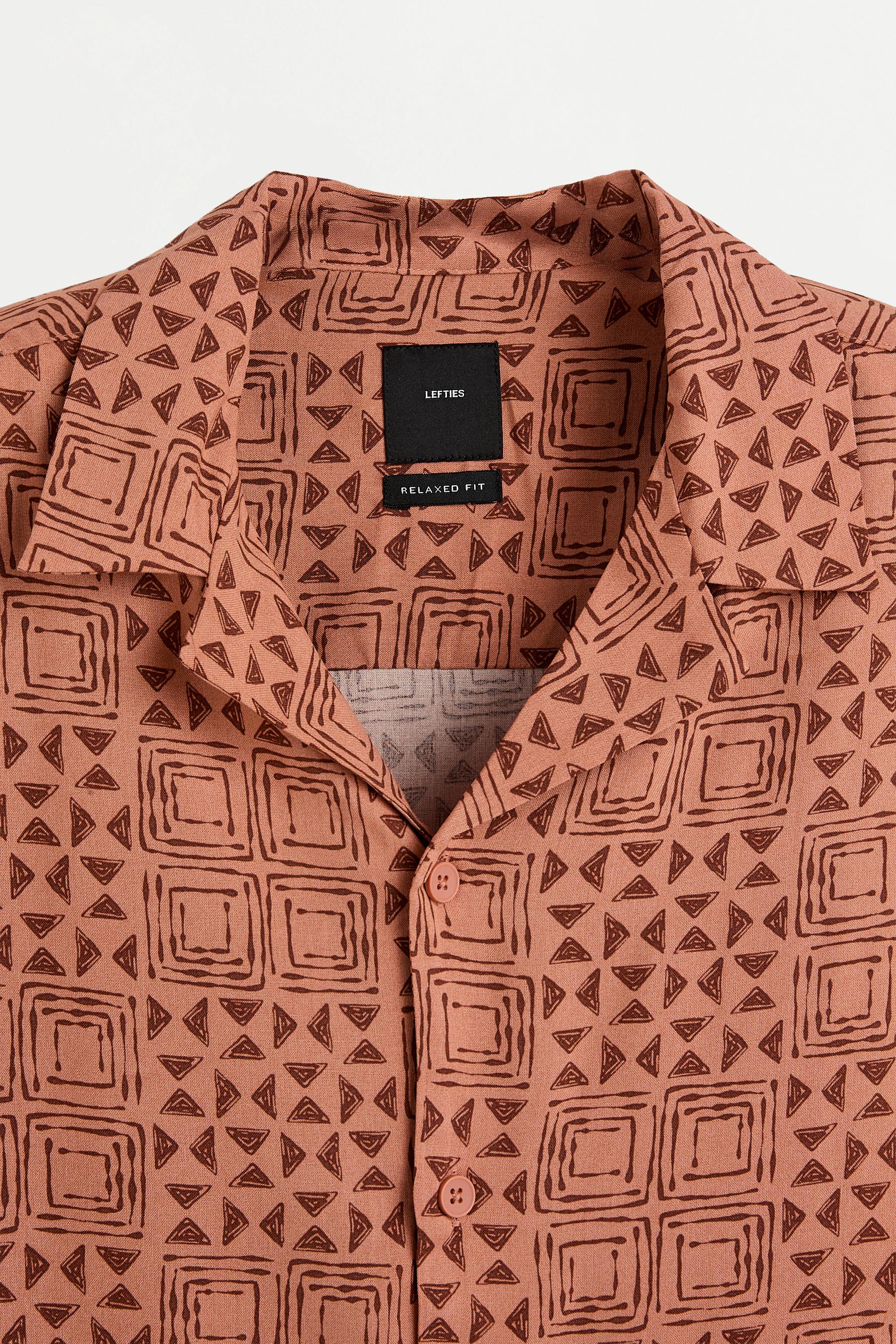 Resort shirt — SALMON PINK