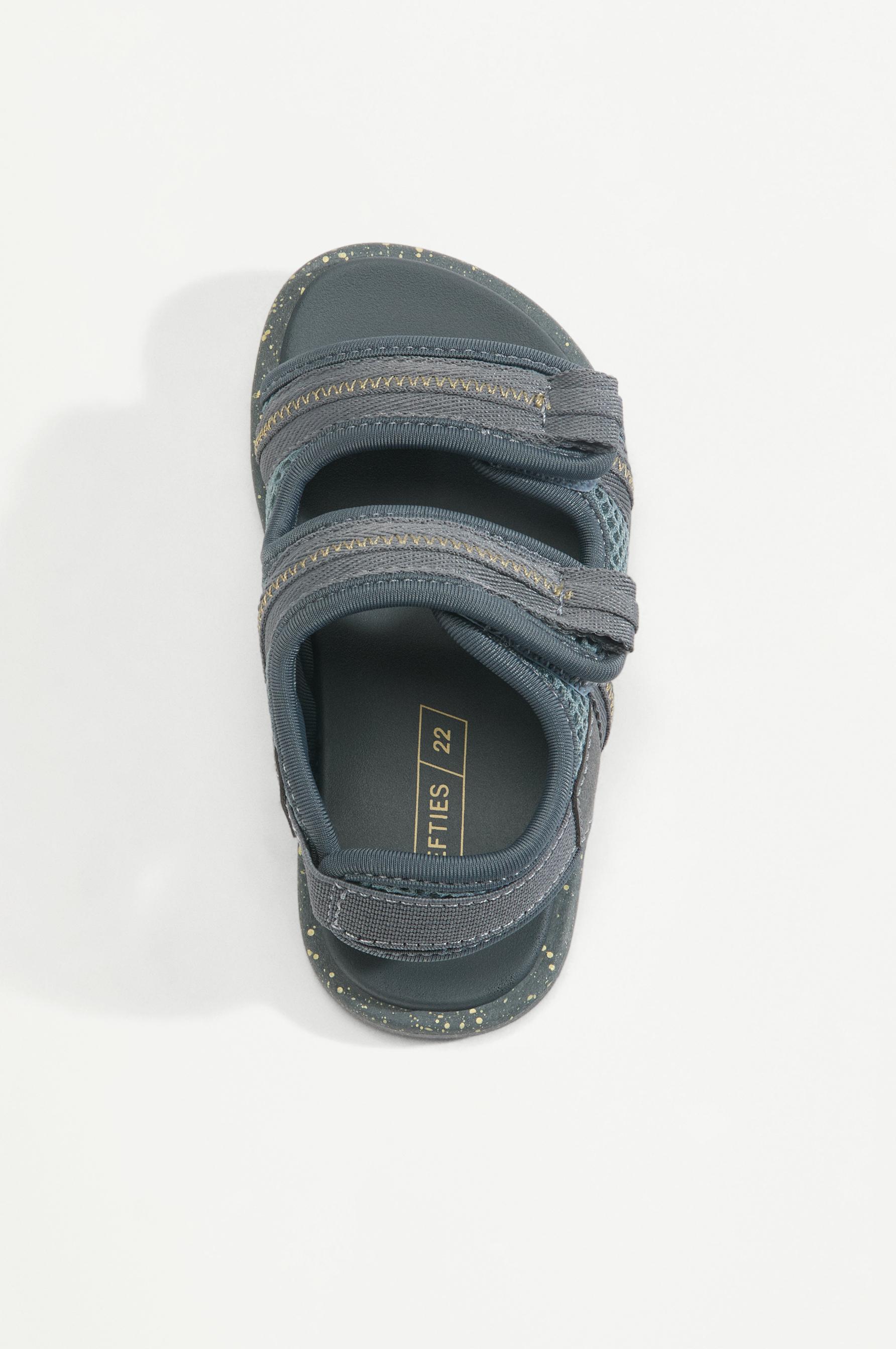 Barefoot adventure sandals — PETROL BLUE