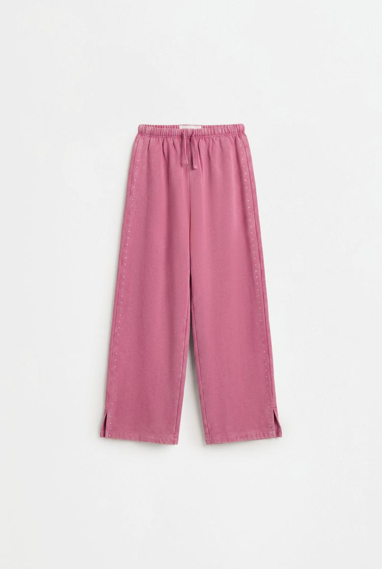Studded culottes — DARK PINK