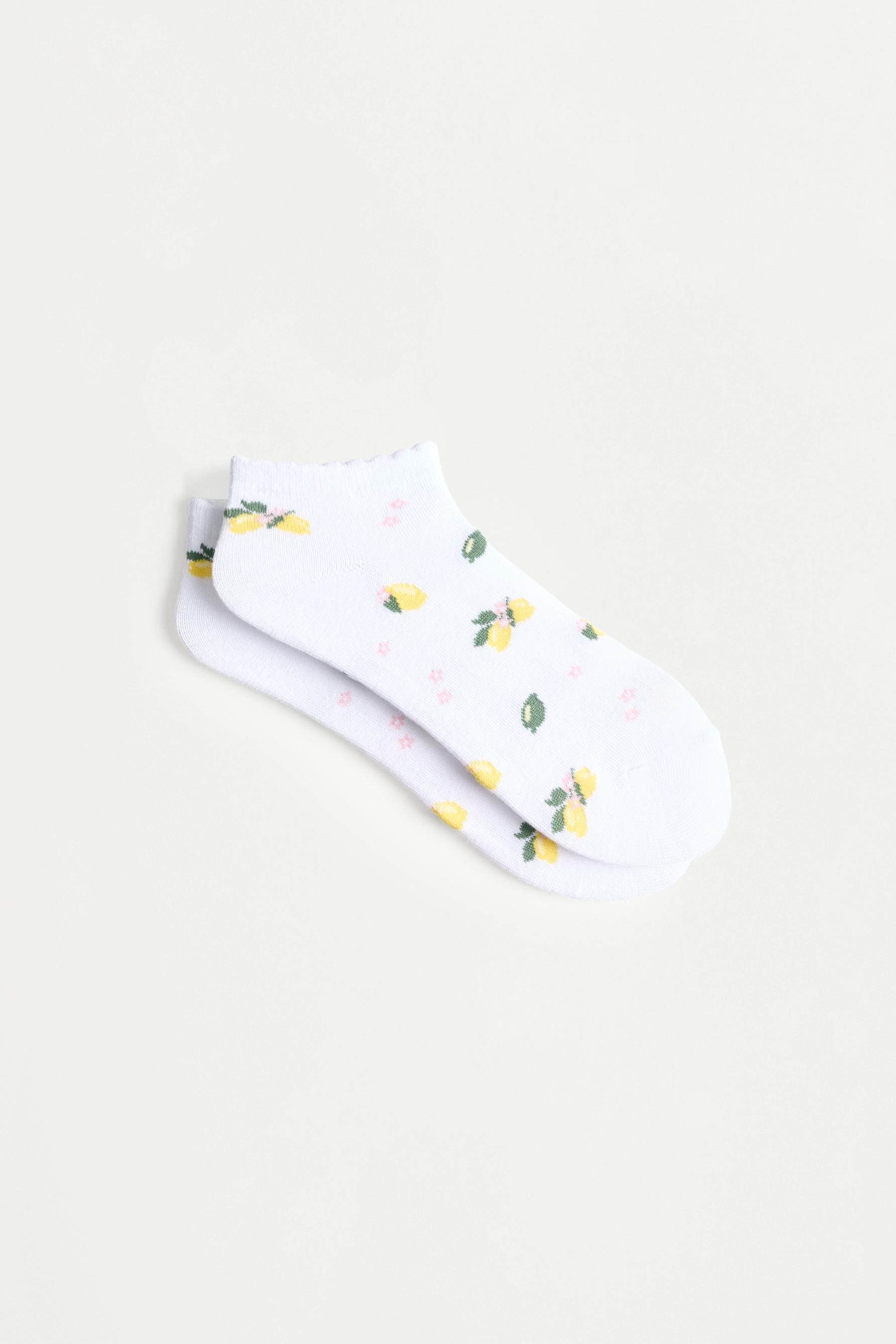 4-pack of ankle socks — PINKISH WHITE