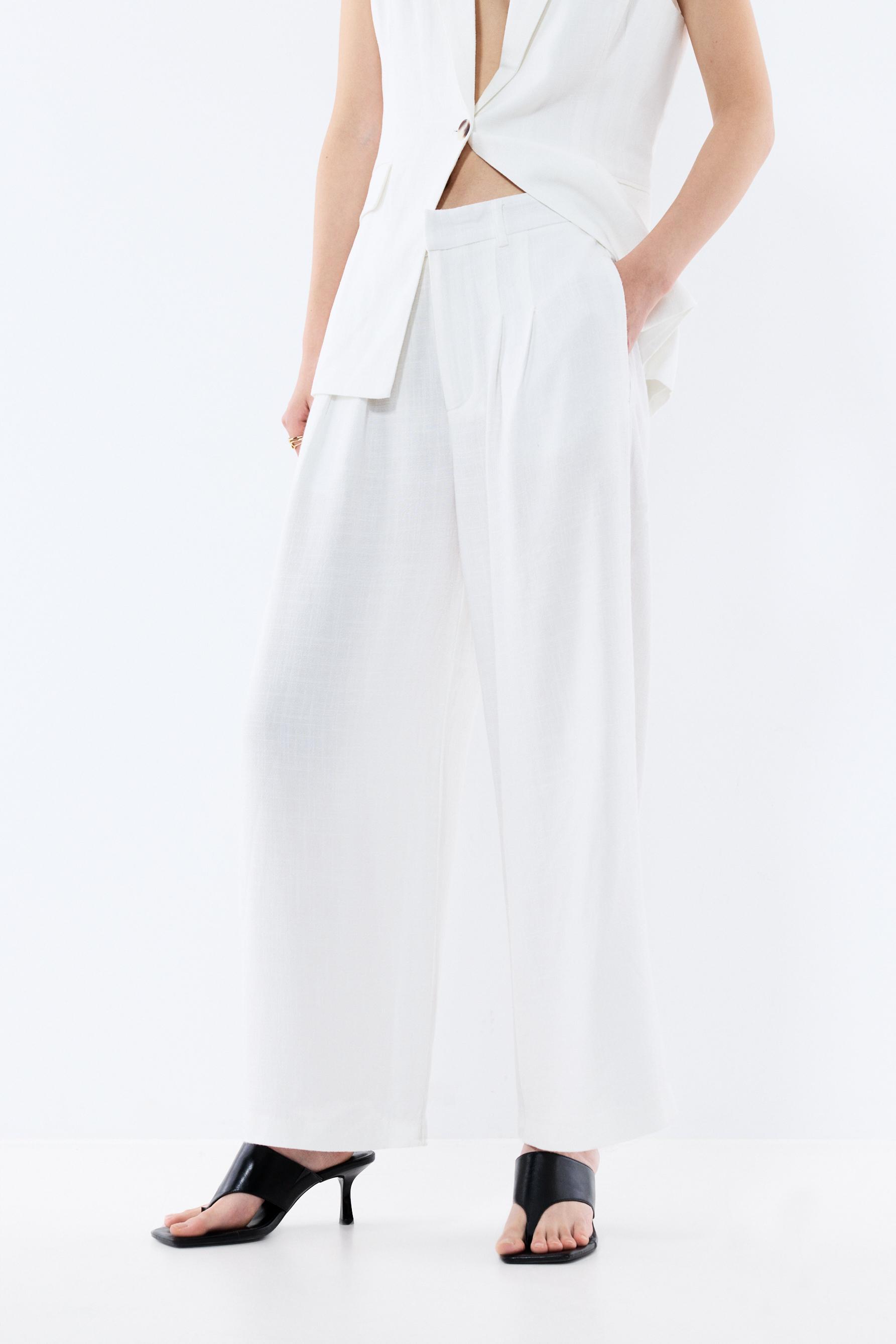Rustic trousers — WHITE