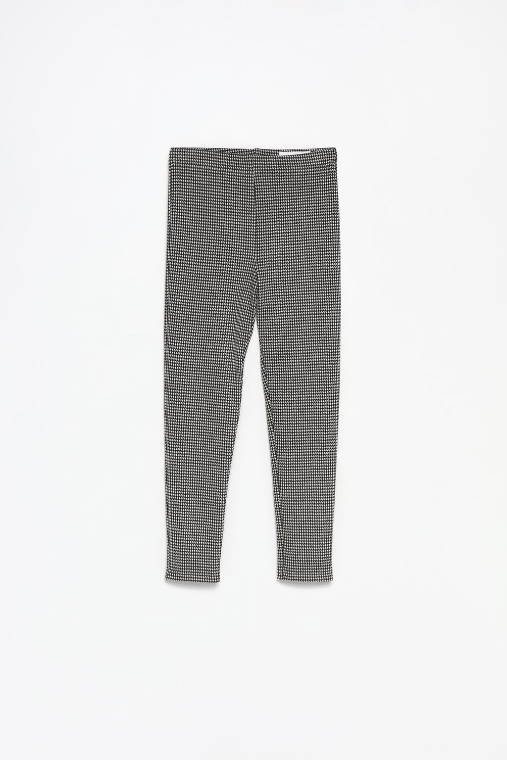 Check Ponte di Roma knit leggings