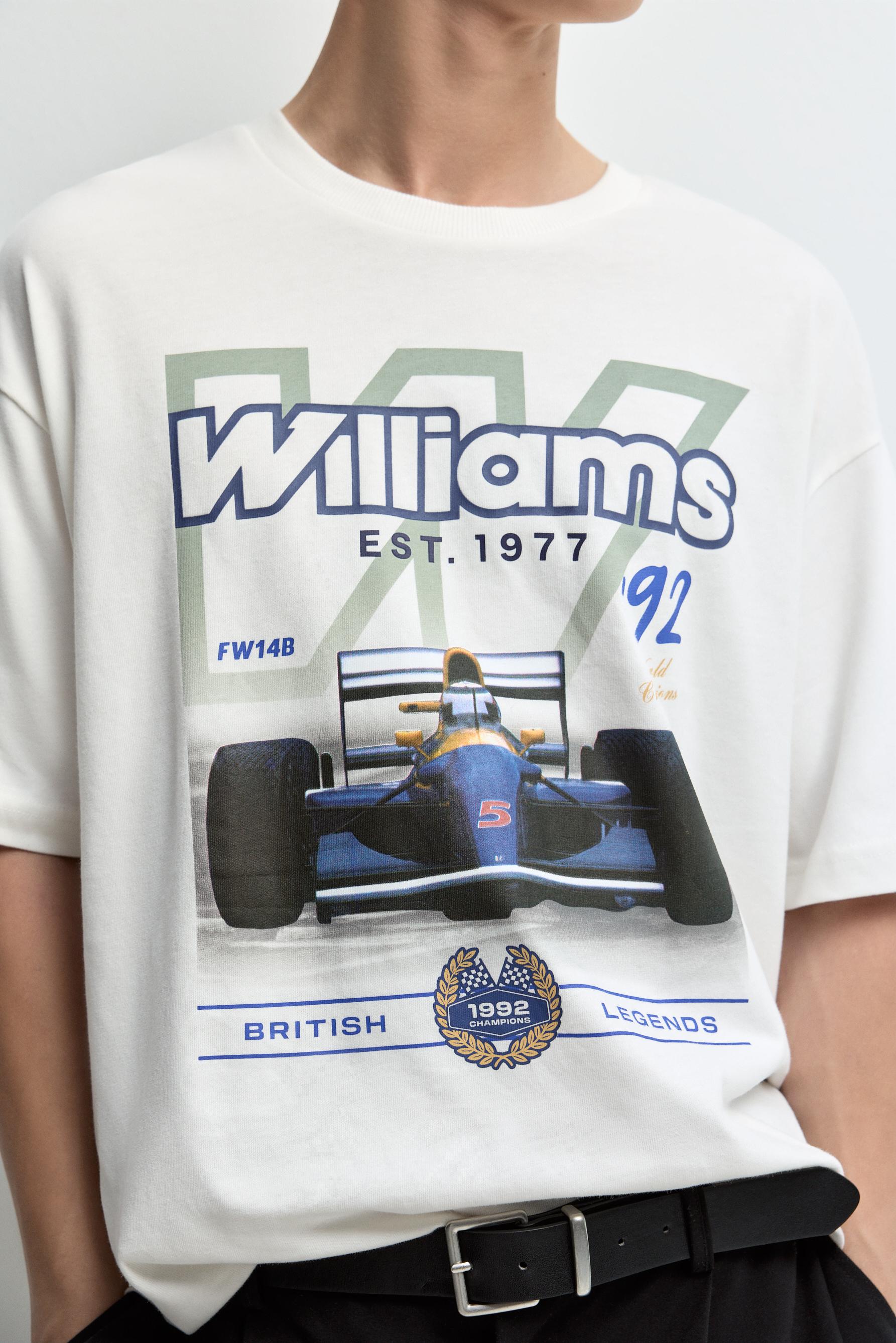 ©2026 Williams print T-shirt — OFF WHITE