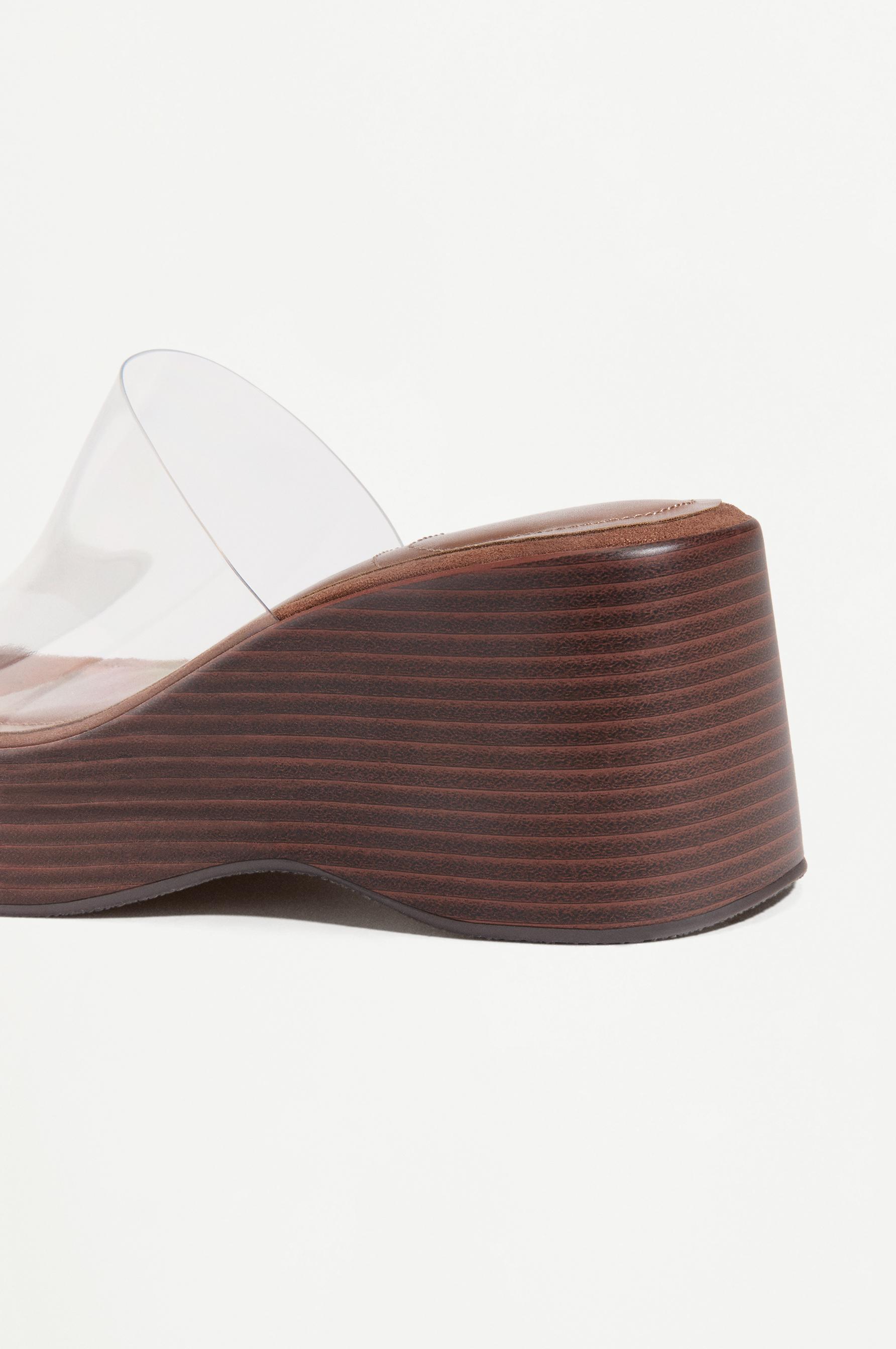 Wood vinyl wedge — TRANSPARENT
