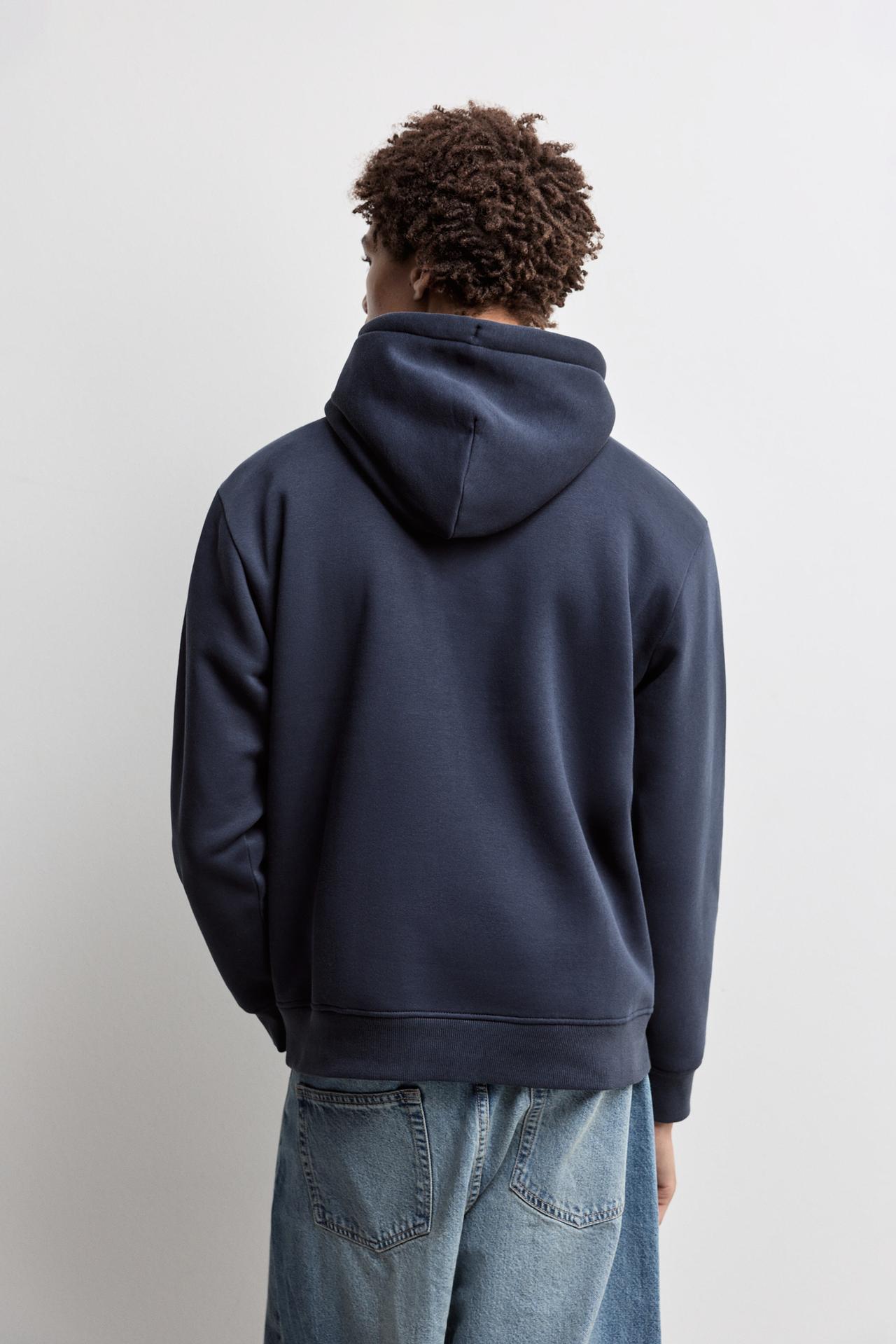 Basic hoodie — NAVY