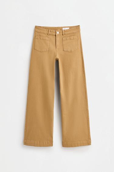 Culotte pocket jeans — MUSTARD 5
