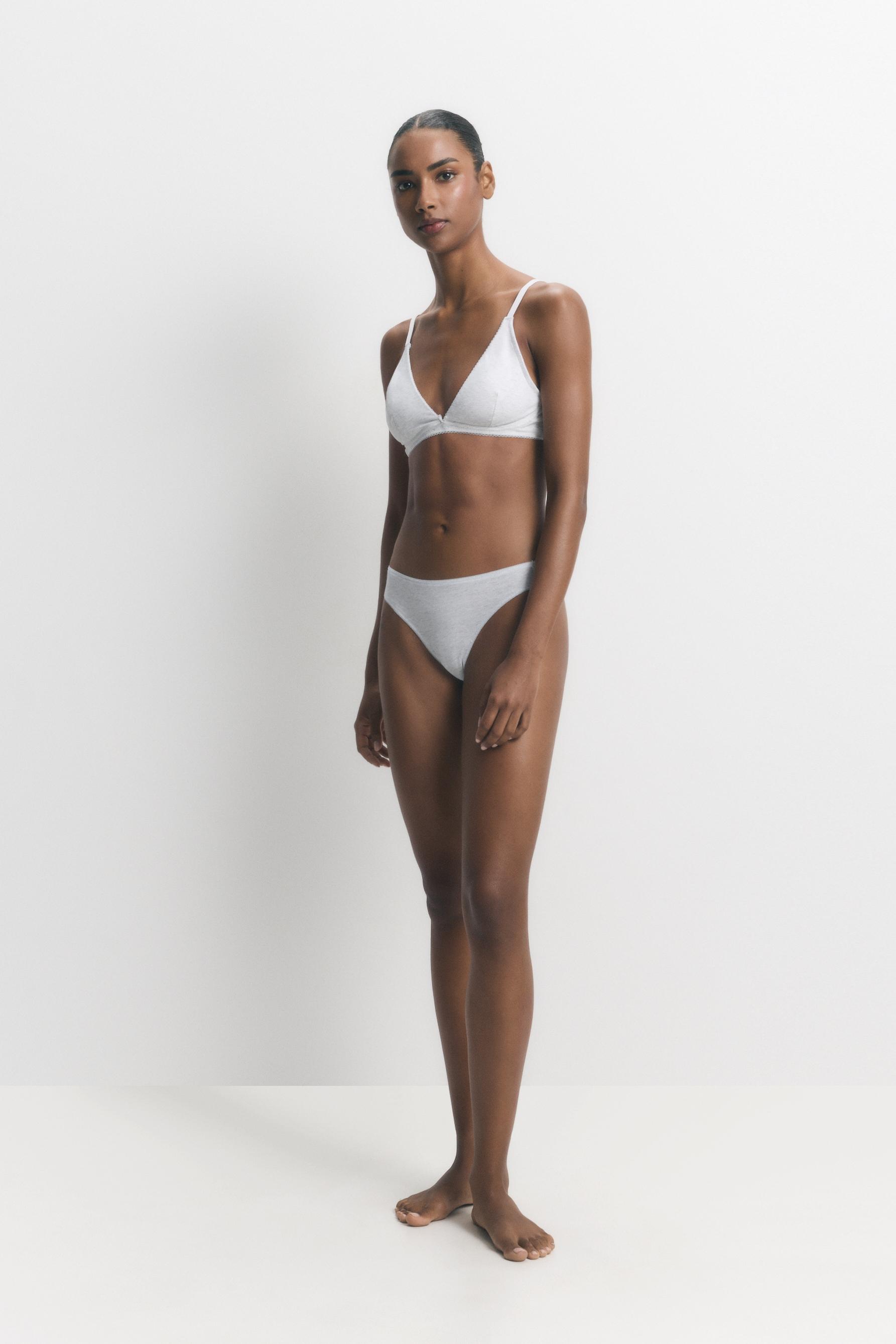 3-Pack of cotton thongs — VARIOUS