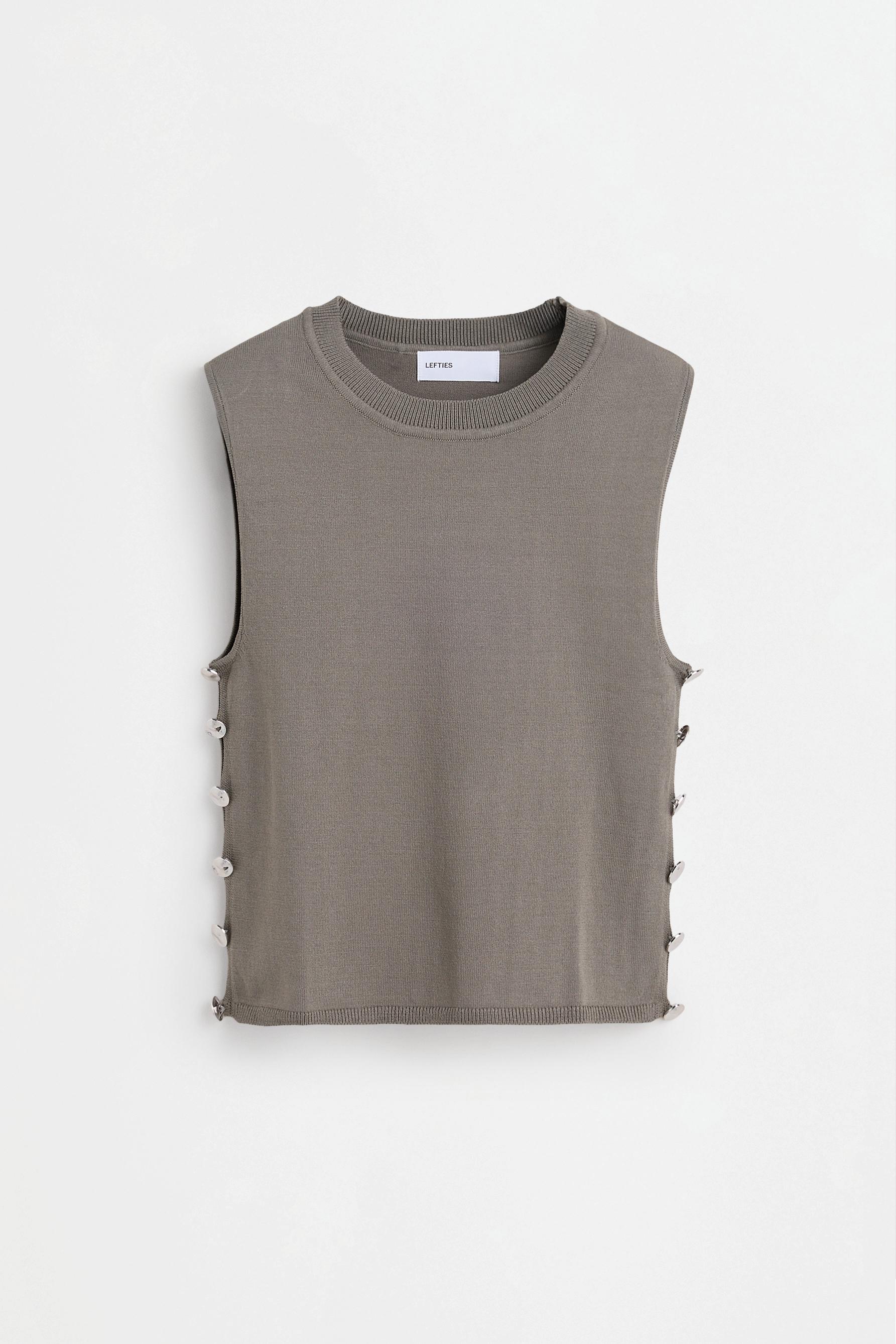 Side button top — KHAKI