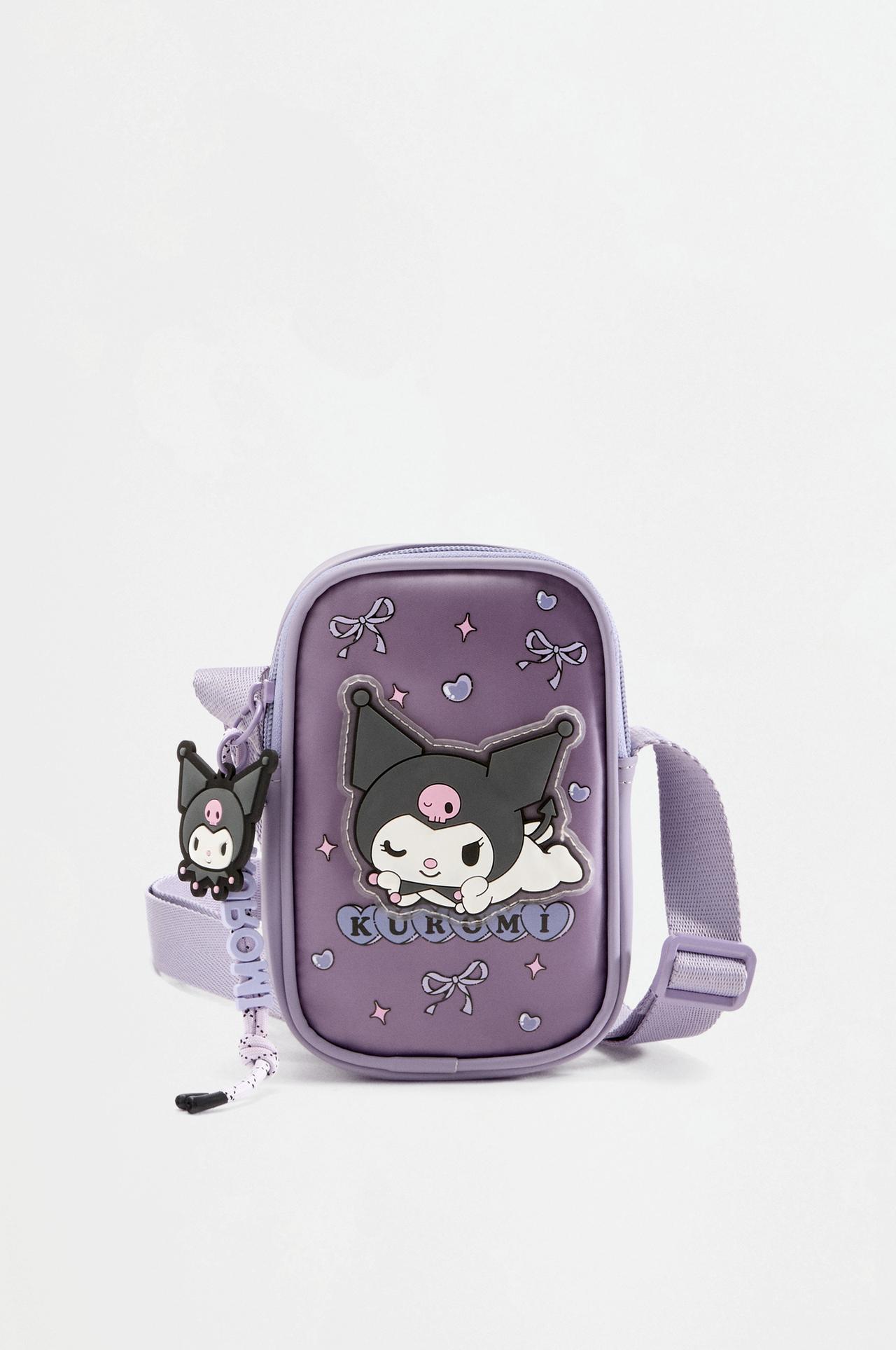 Kuromi mobile phone bag — Tan