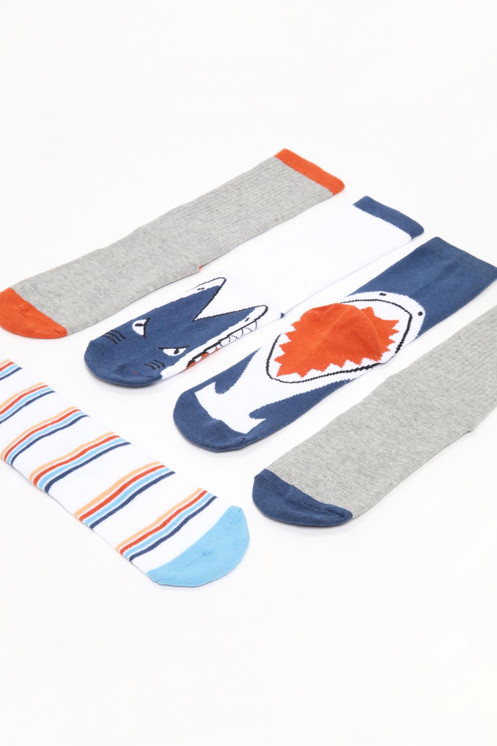 5-pack of shark socks