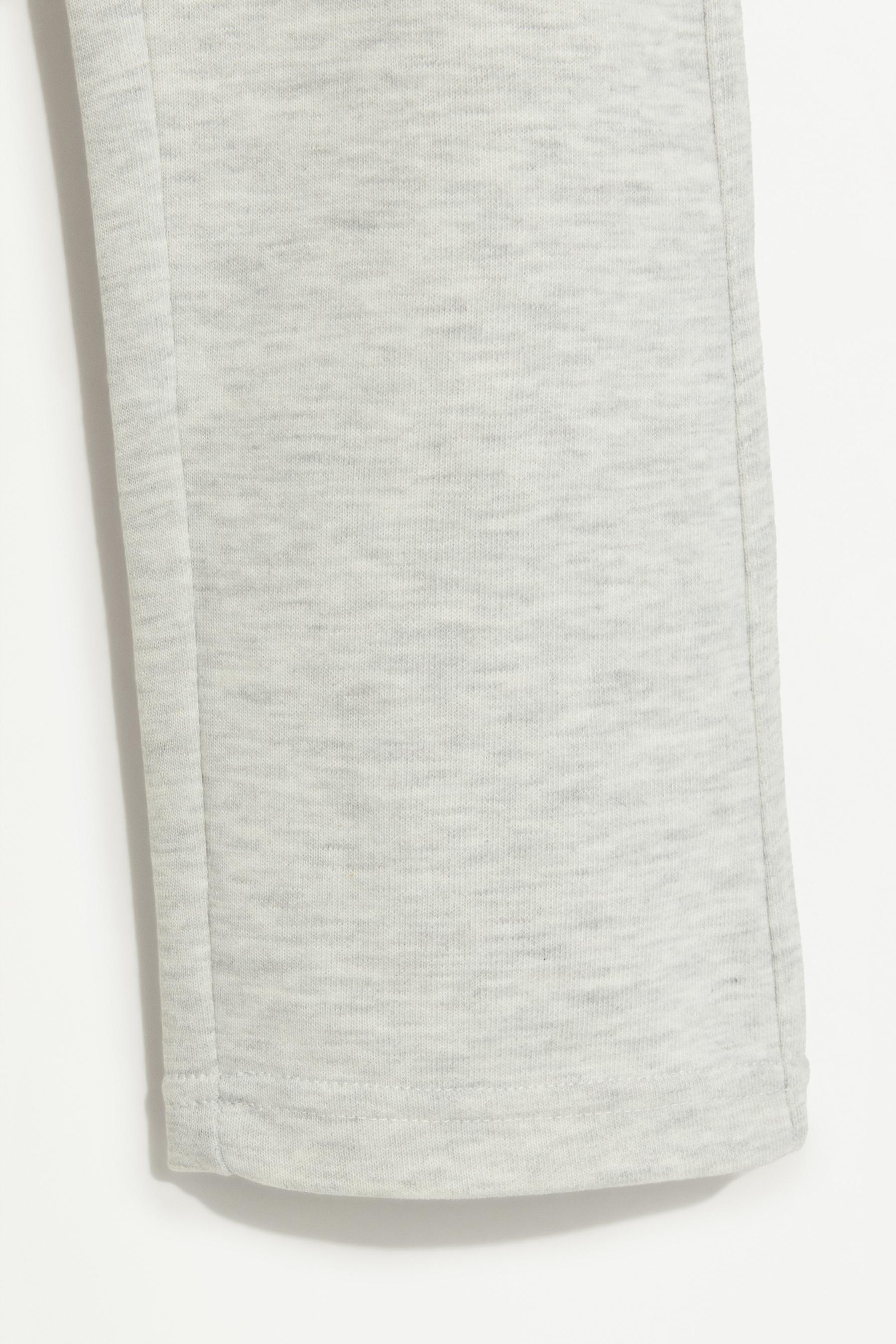 Pack of 4 plain plush trousers — PALE GREY