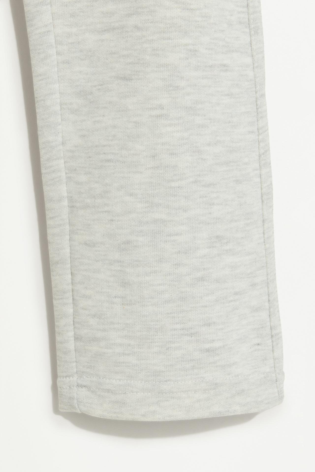 Pack of 4 plain plush trousers — PALE GREY