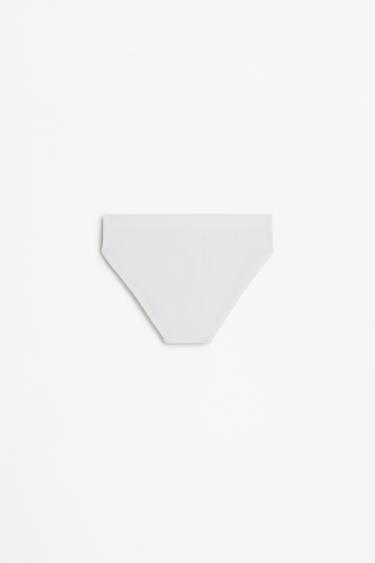 Seamless briefs (Pack of 3) — WHITE/SKY BLUE 3