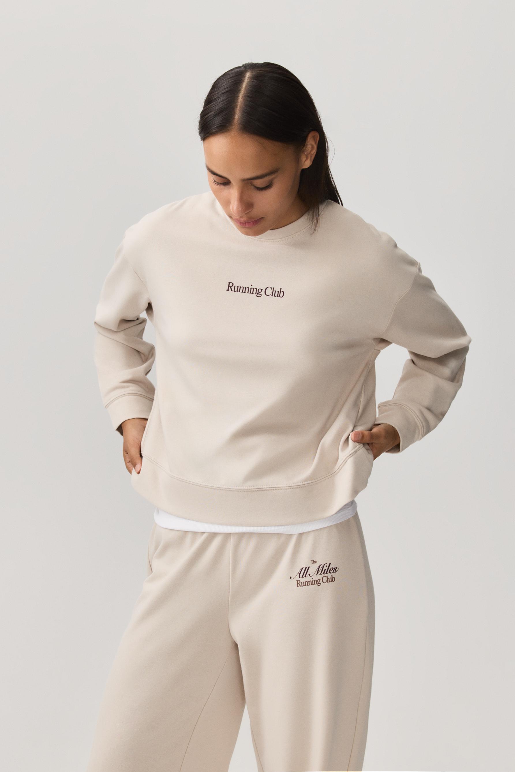 Sudadera chándal estampada