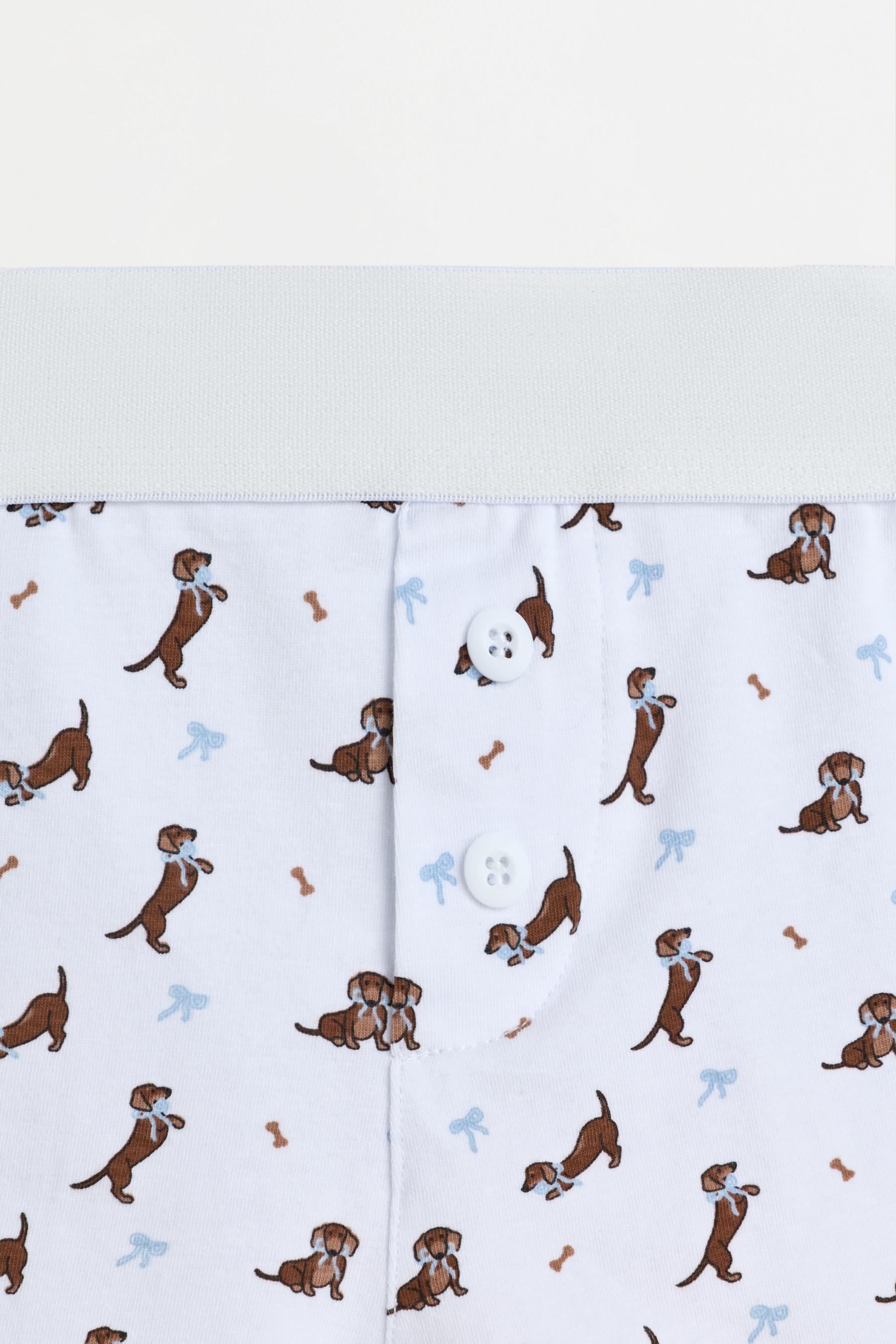 Printed boxer shorts — BLUE