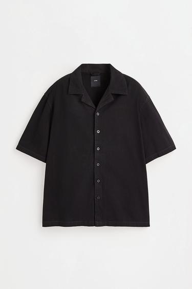 Denim resort shirt — BLACK 6