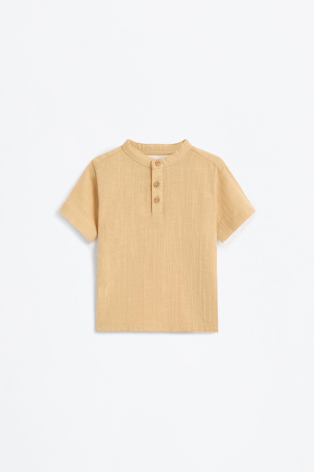 Stand-up collar shirt