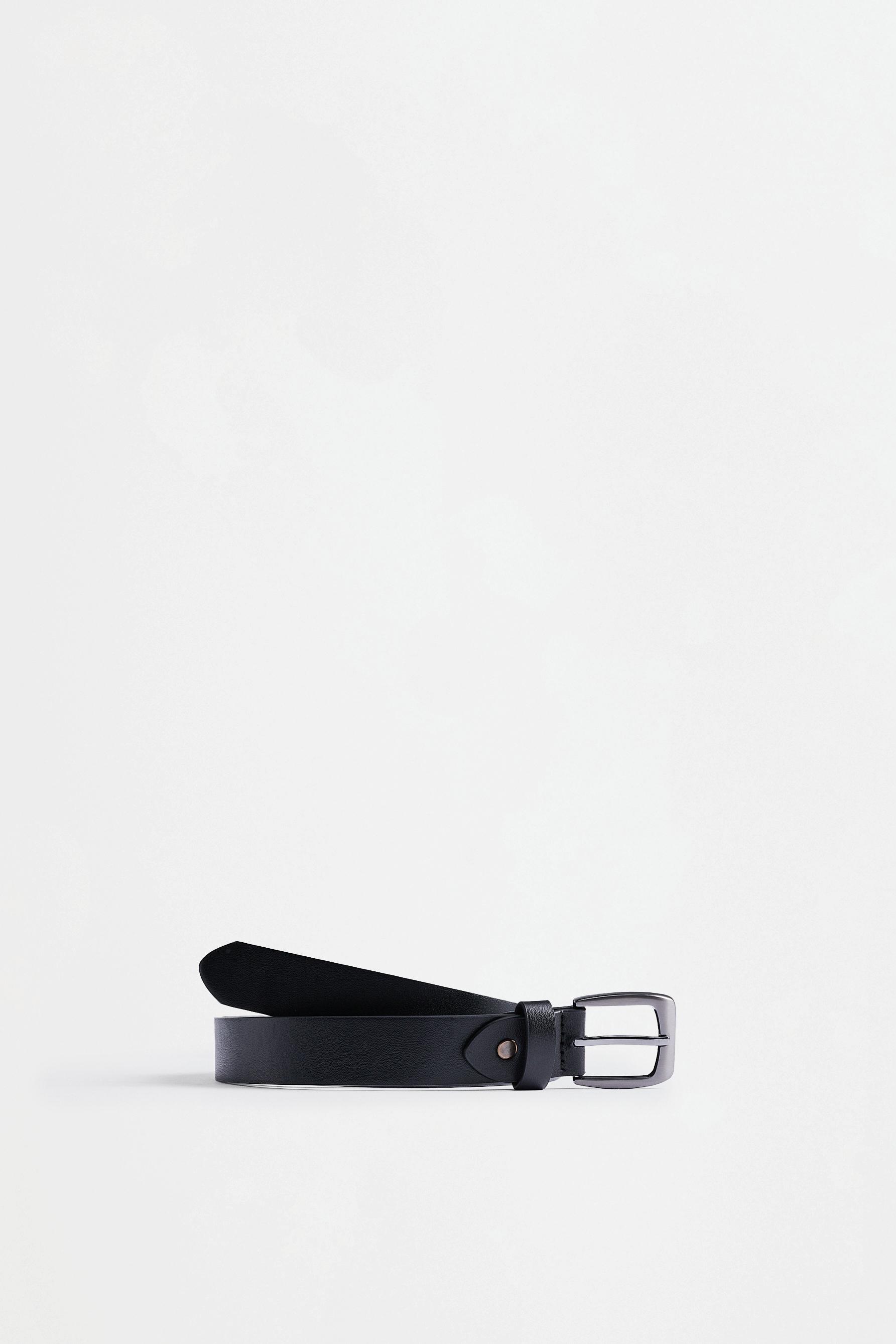 Dress belt — BLACK MARL