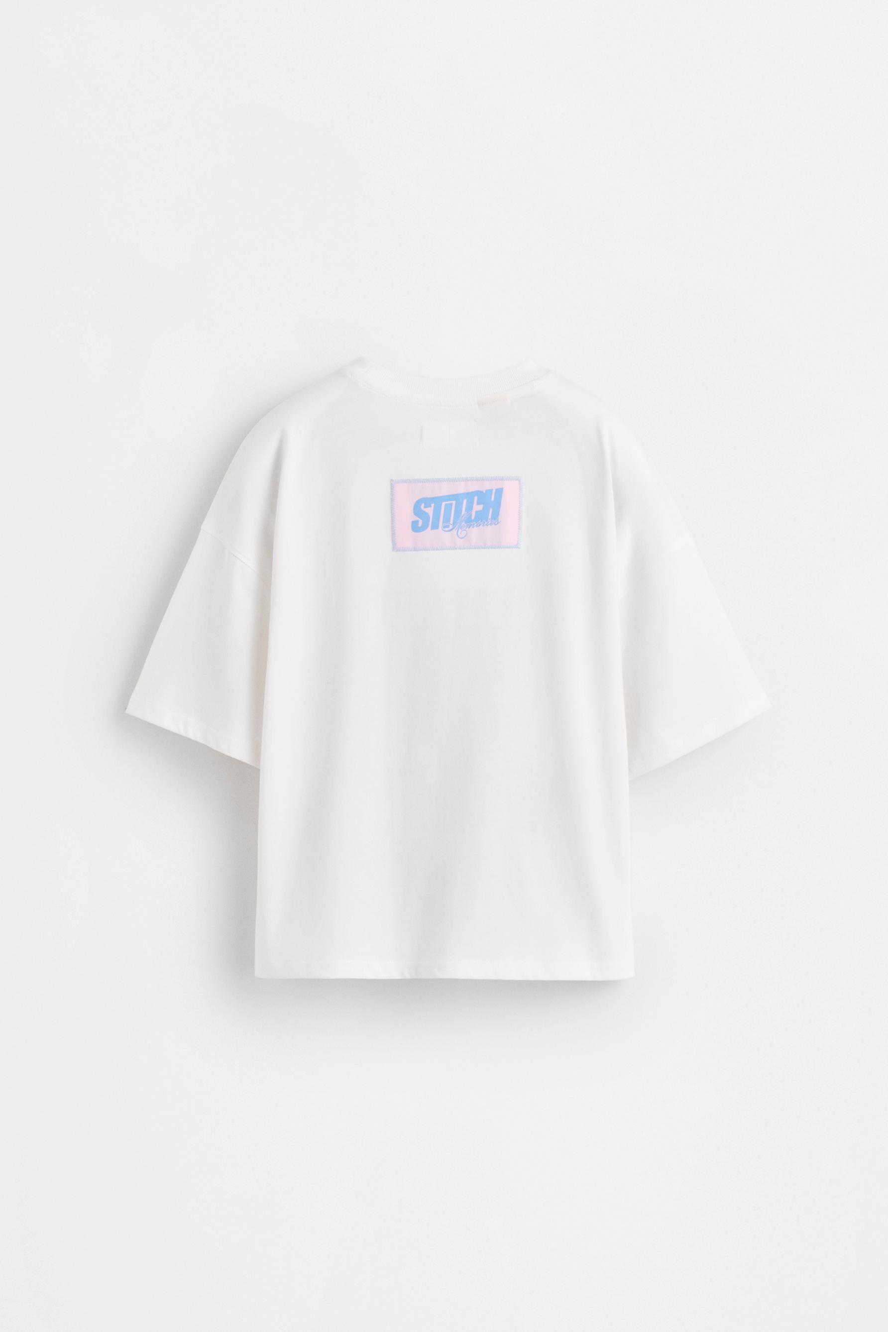 Stitch ©Disney memories T-shirt — OFF WHITE