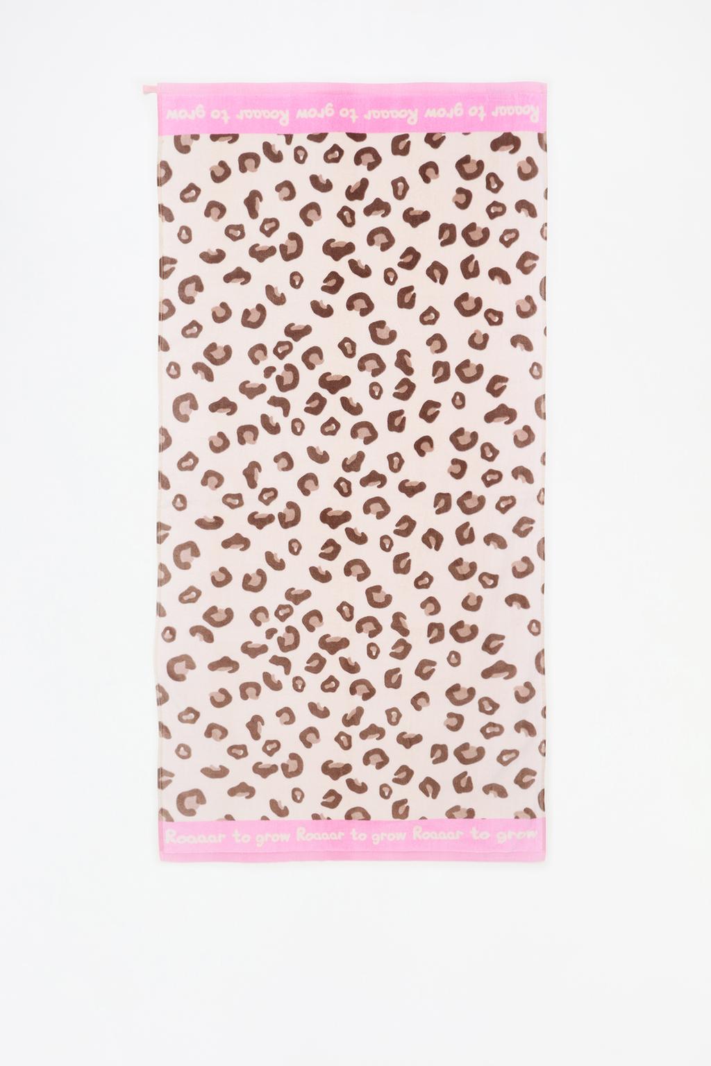 Eskuoihala animal print estanpatuarekin