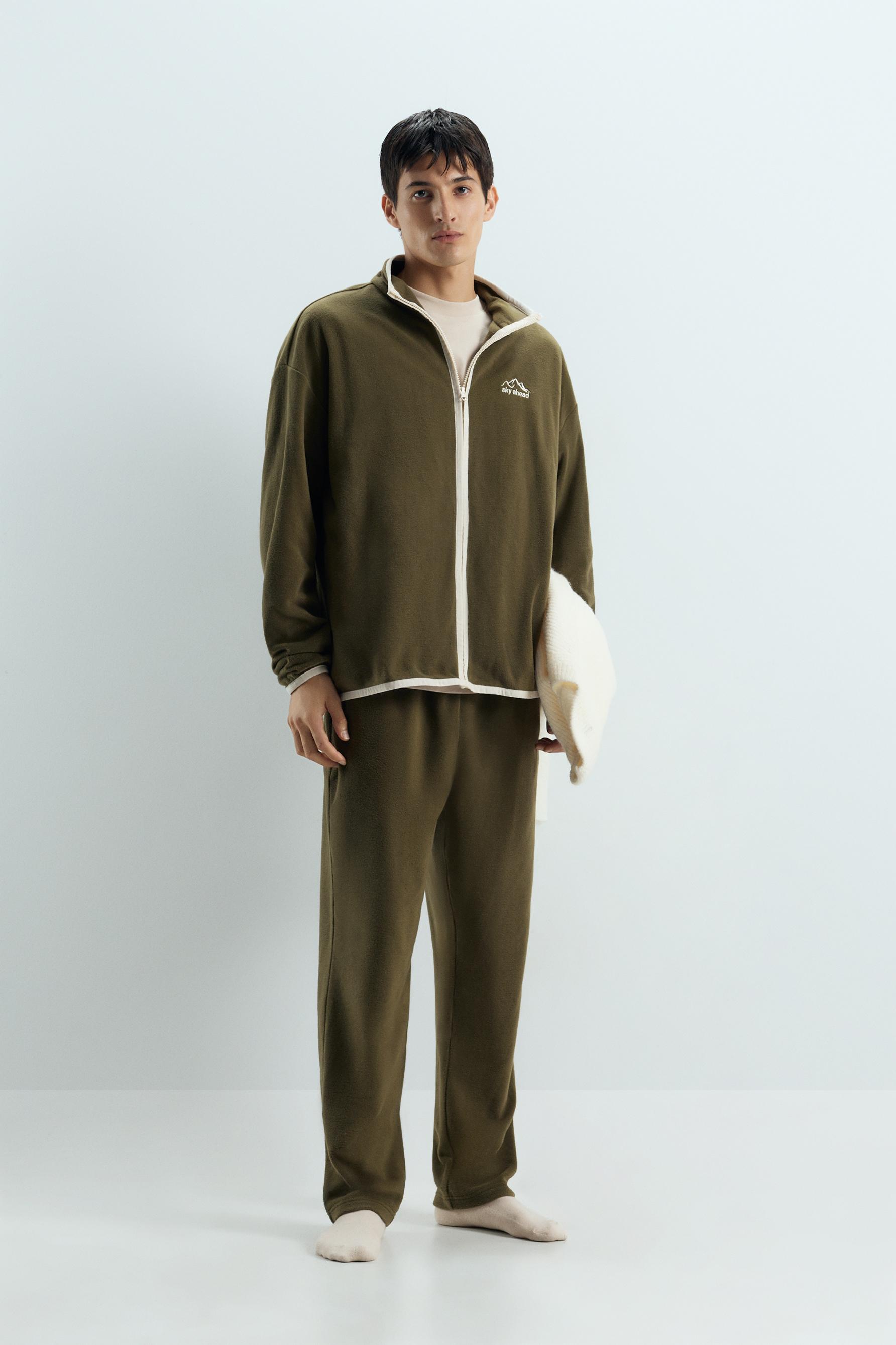 Pijama polar cremallera