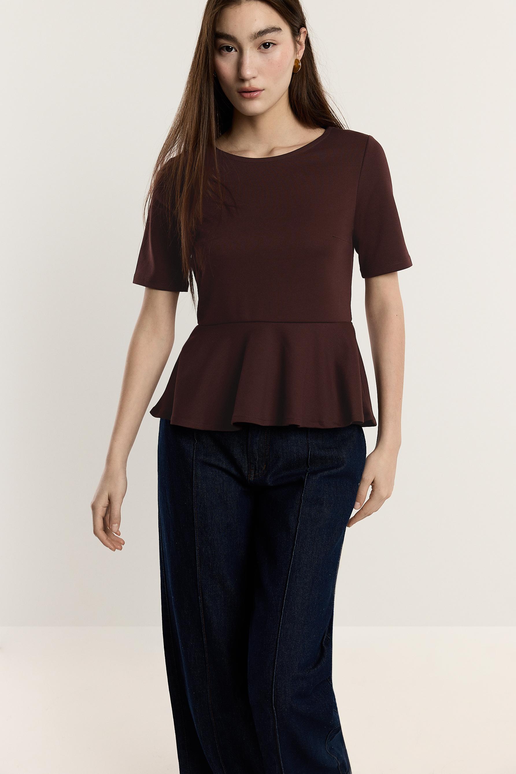 Camiseta peplum