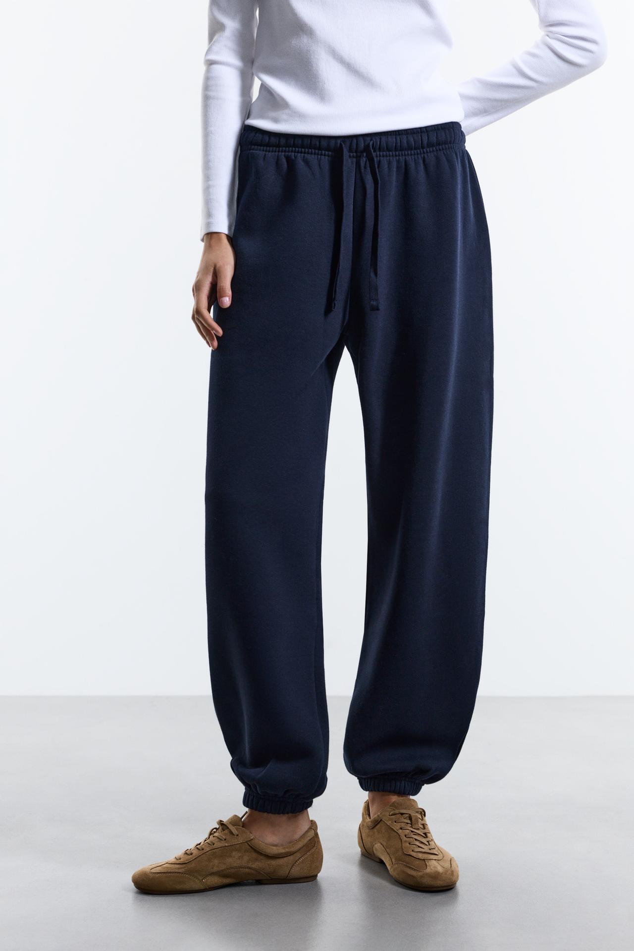 Basic tracksuit bottoms — DARK NAVY