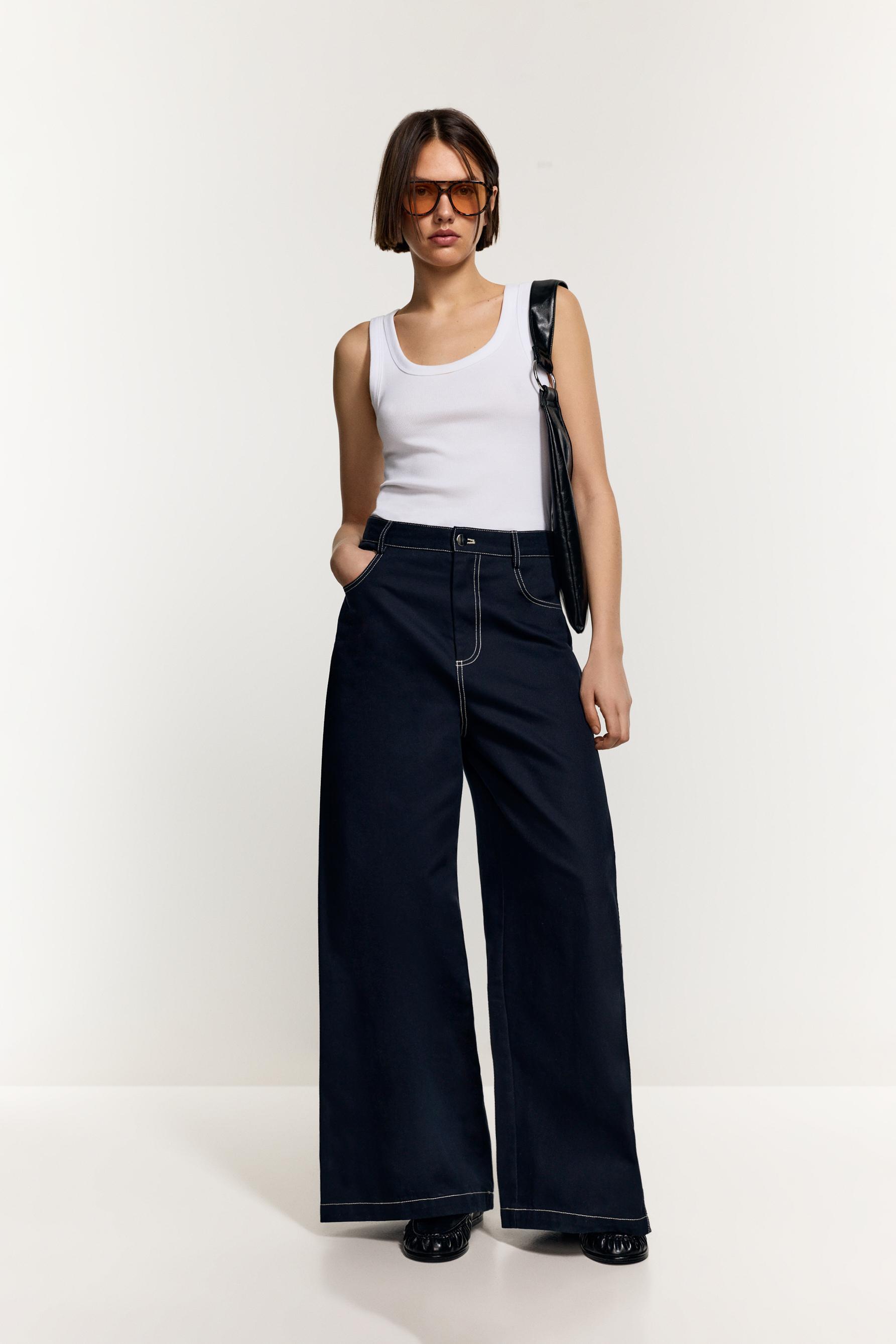 Pantalón súper wide leg