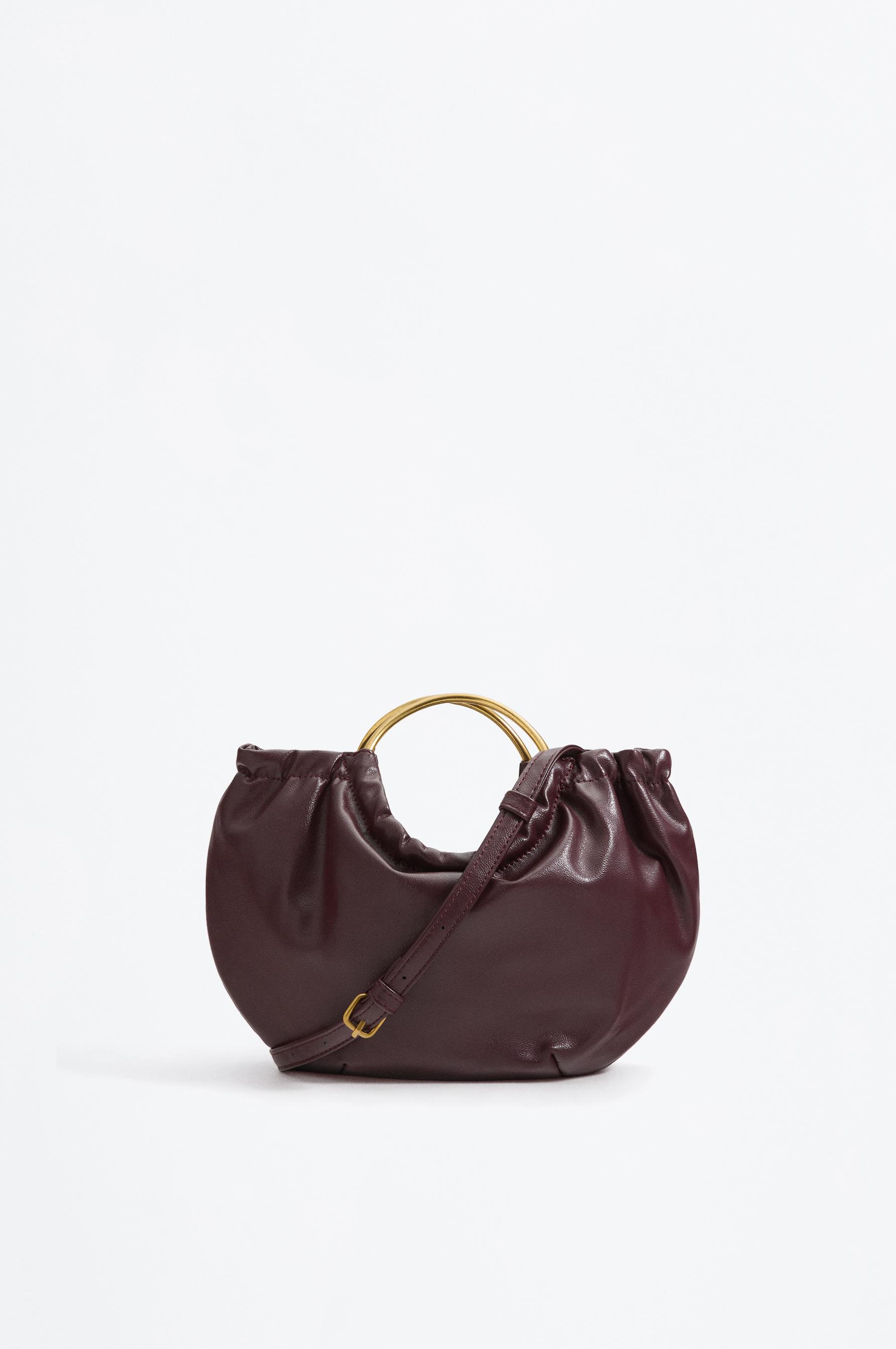 Bolso bandolera asa metálica