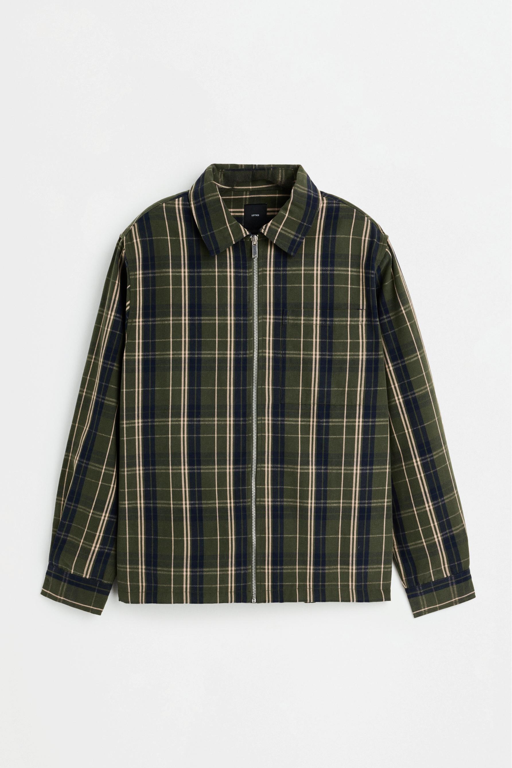 Sobrecamisa recta cuadros