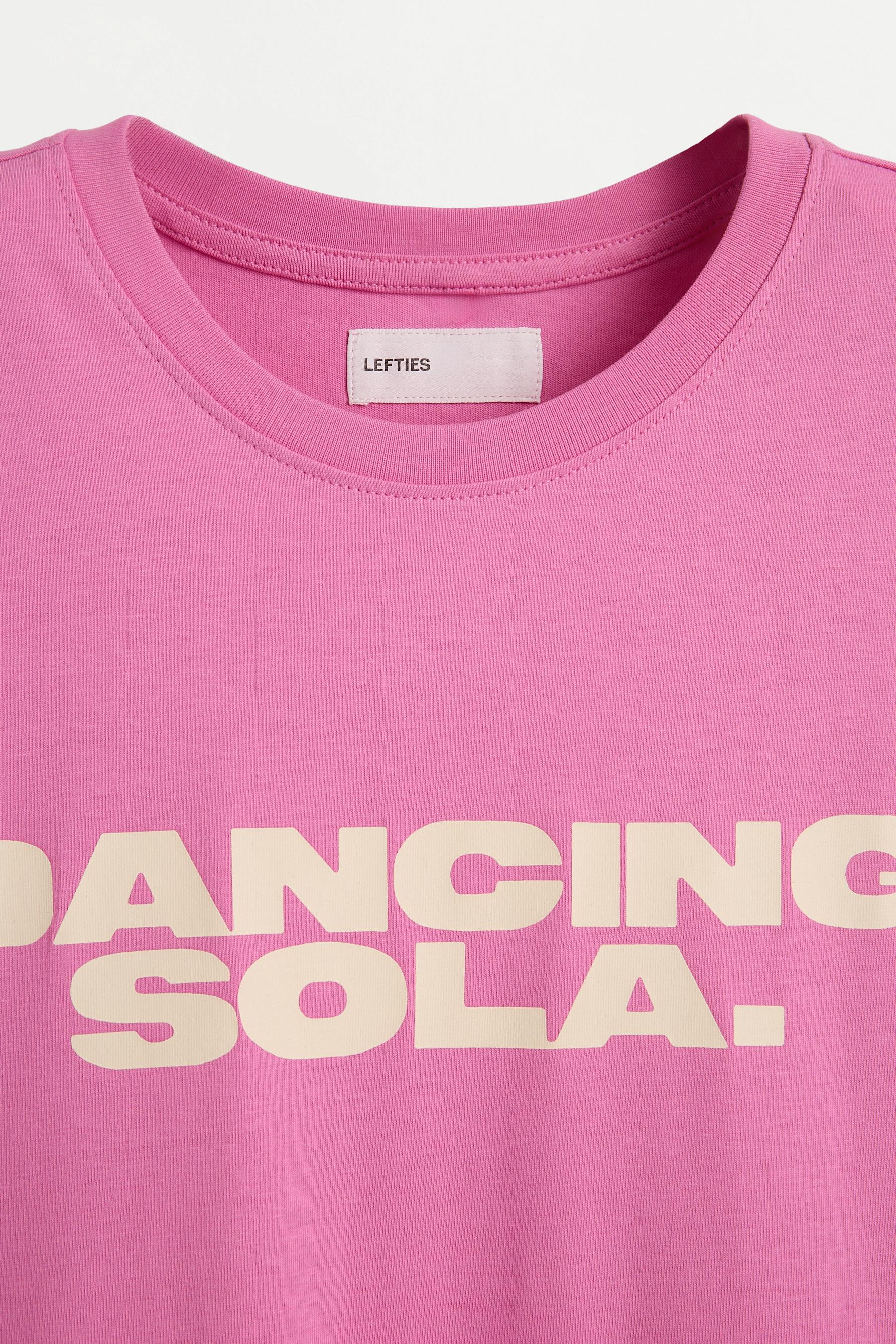 Printed T-shirt — FUCHSIA