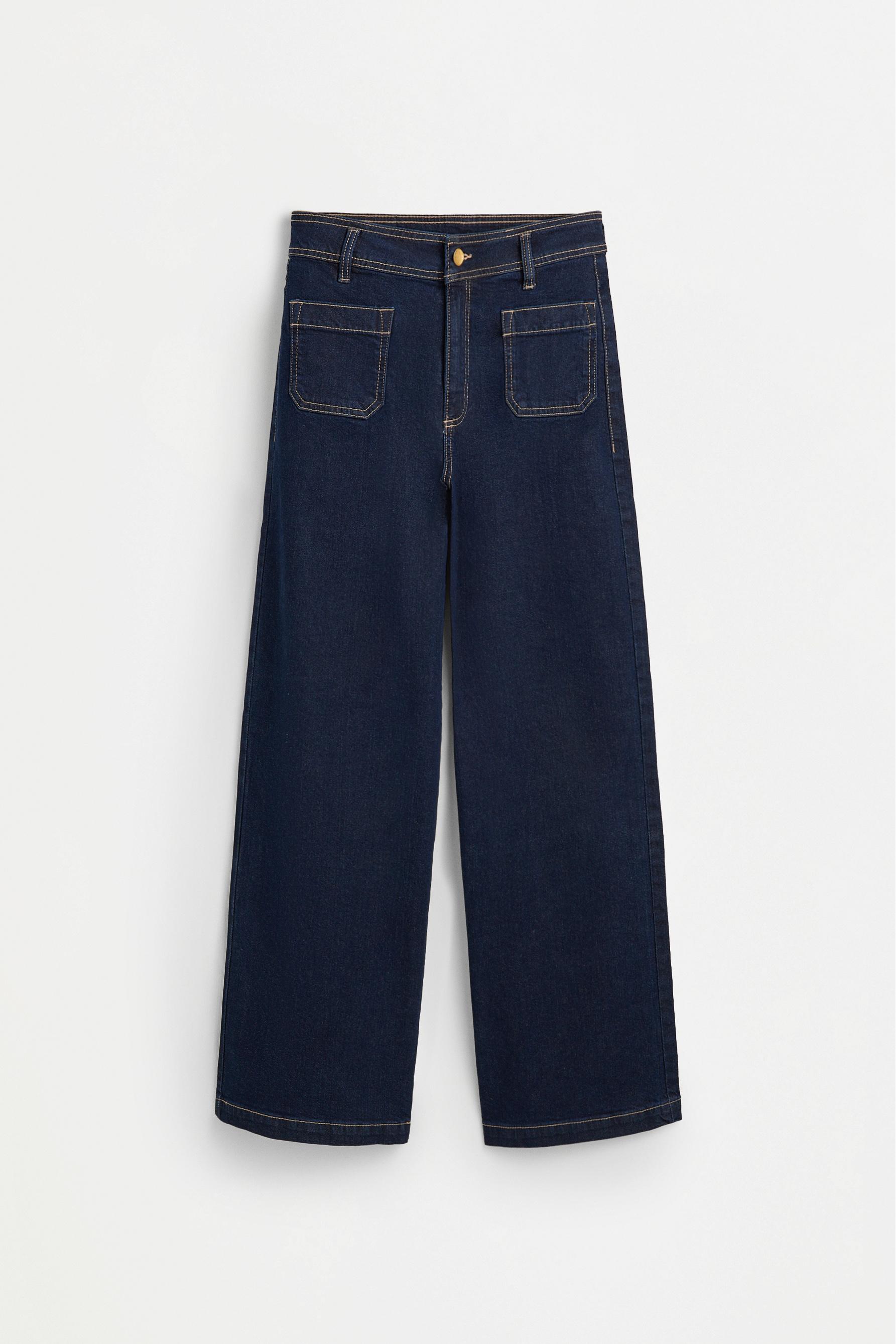 Stretch pocket jeans — DARK INDIGO