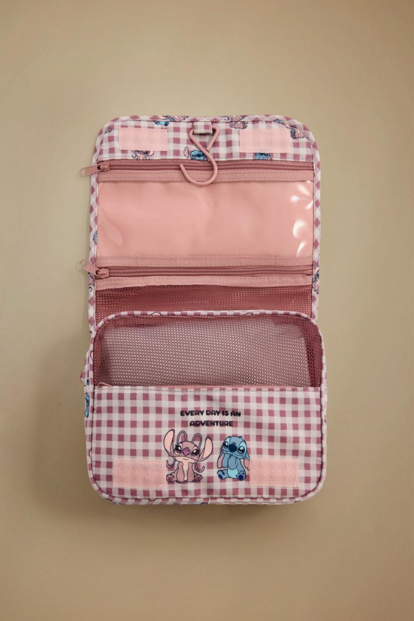 Stitch ©Disney foldable toiletry bag with hook