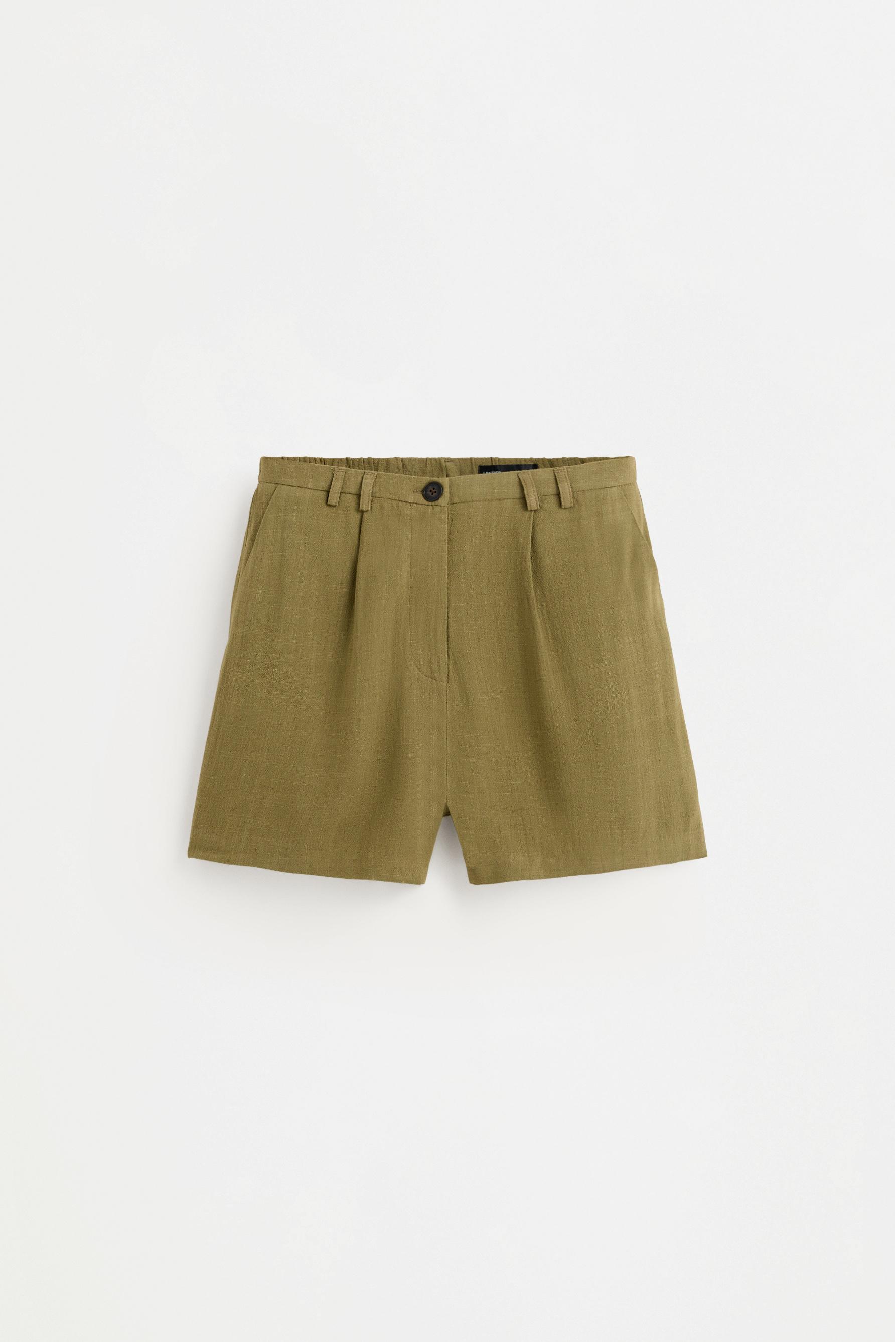 Rustic Bermuda shorts — MEDIUM KHAKI