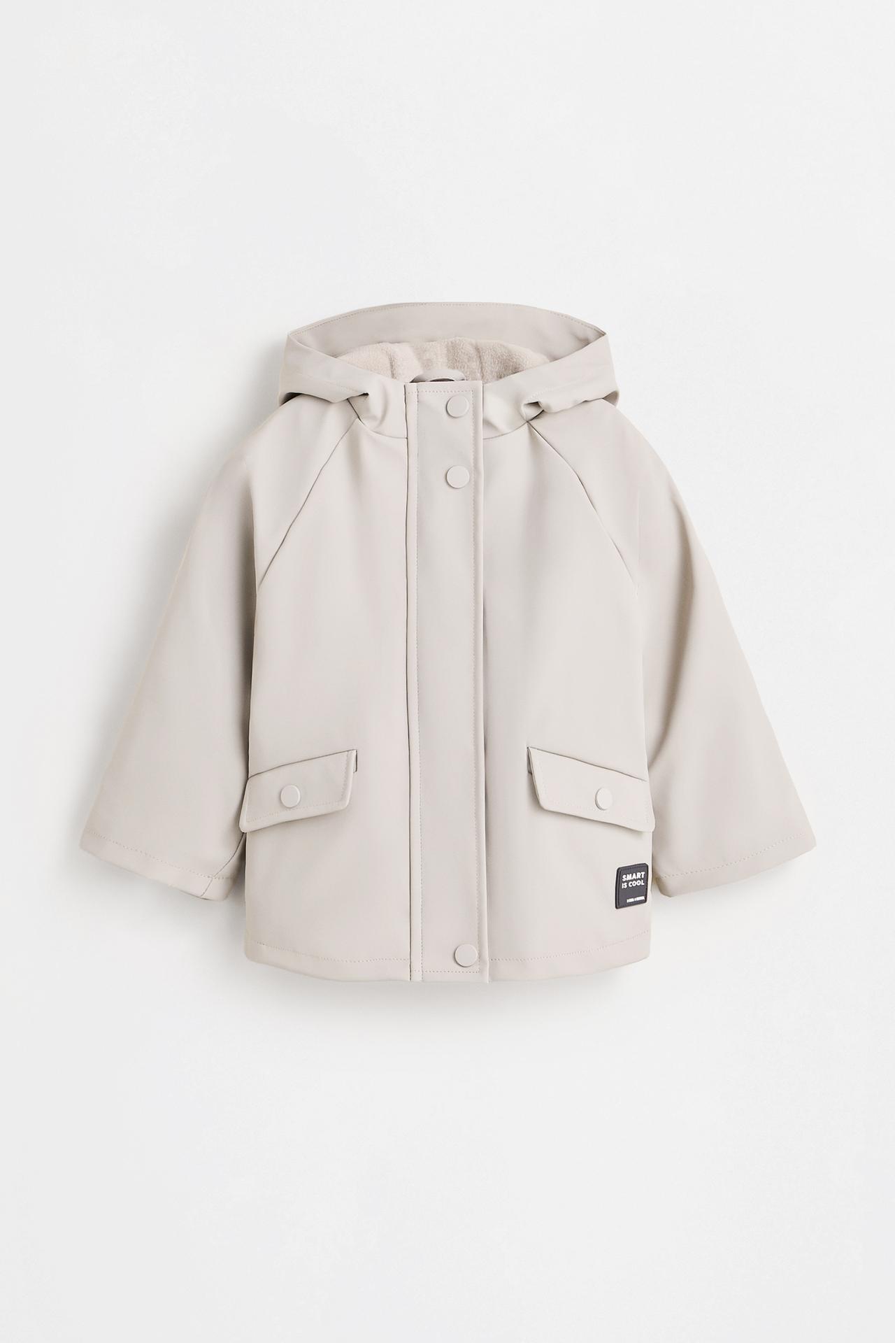 Rubberised raincoat — MEDIUM GREY