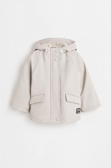 Rubberised raincoat — MEDIUM GREY 1