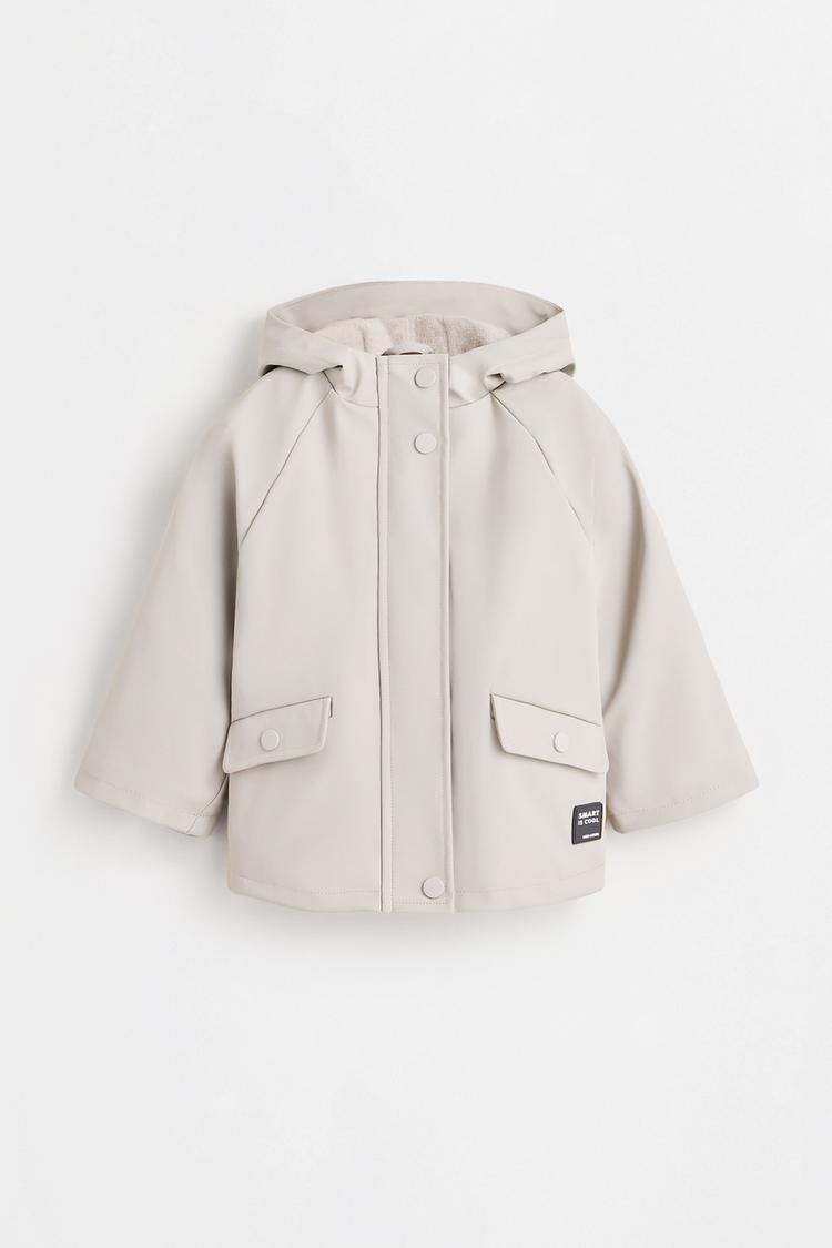Rubberised raincoat — MEDIUM GREY