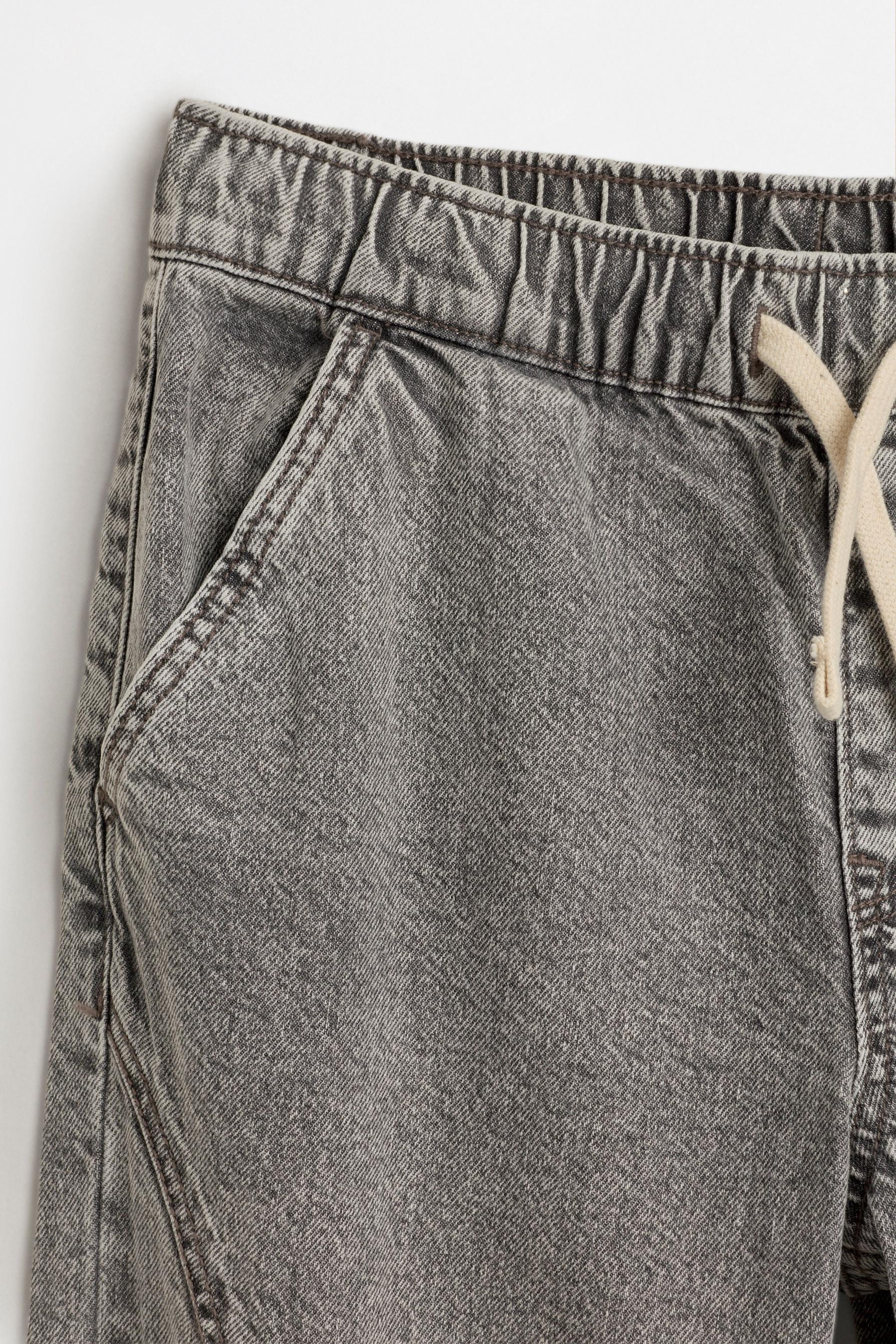Balloon-fit jogger jeans — GREY