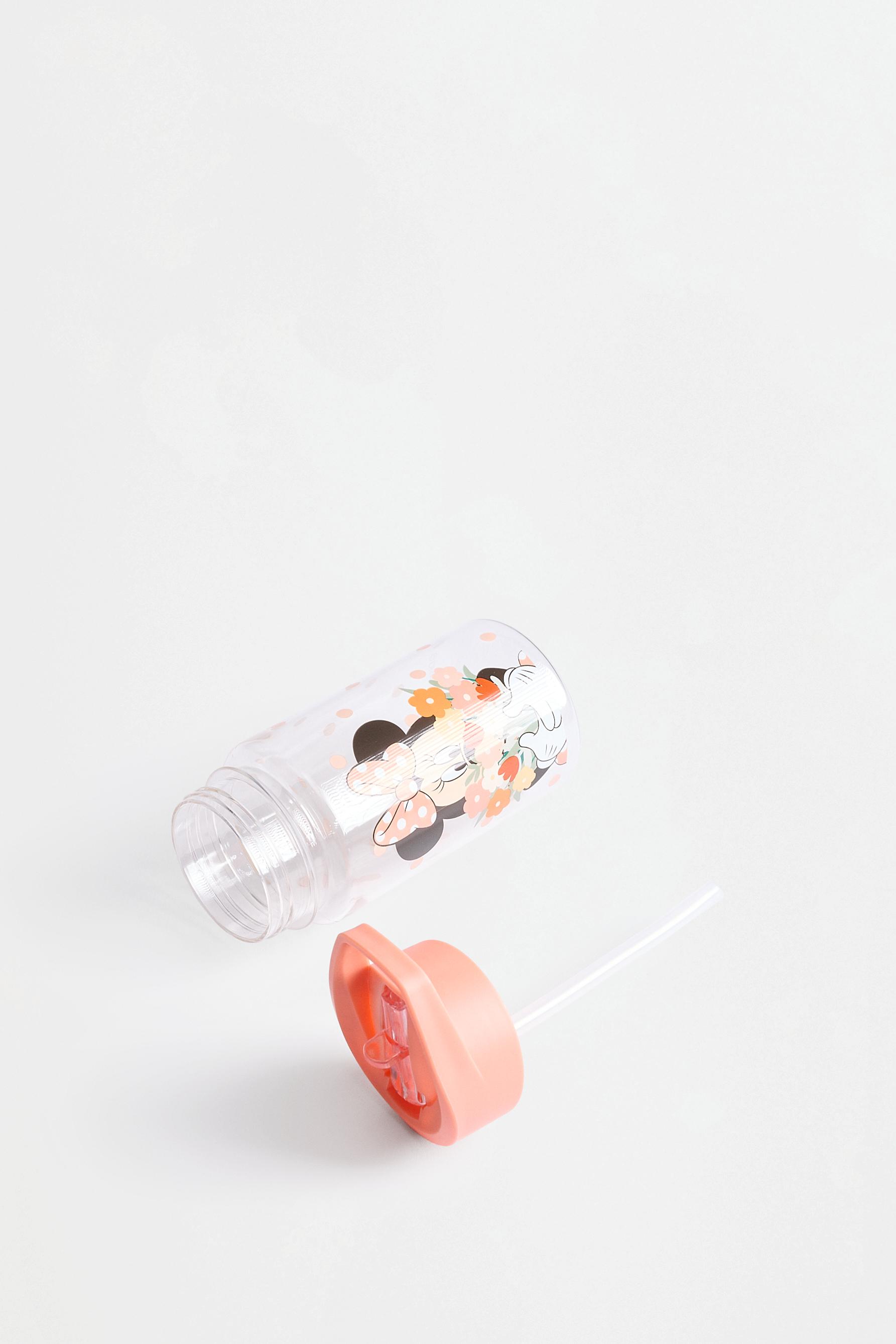 Minnie Mouse ©Disney 435ml floral bottle — SALMON PINK