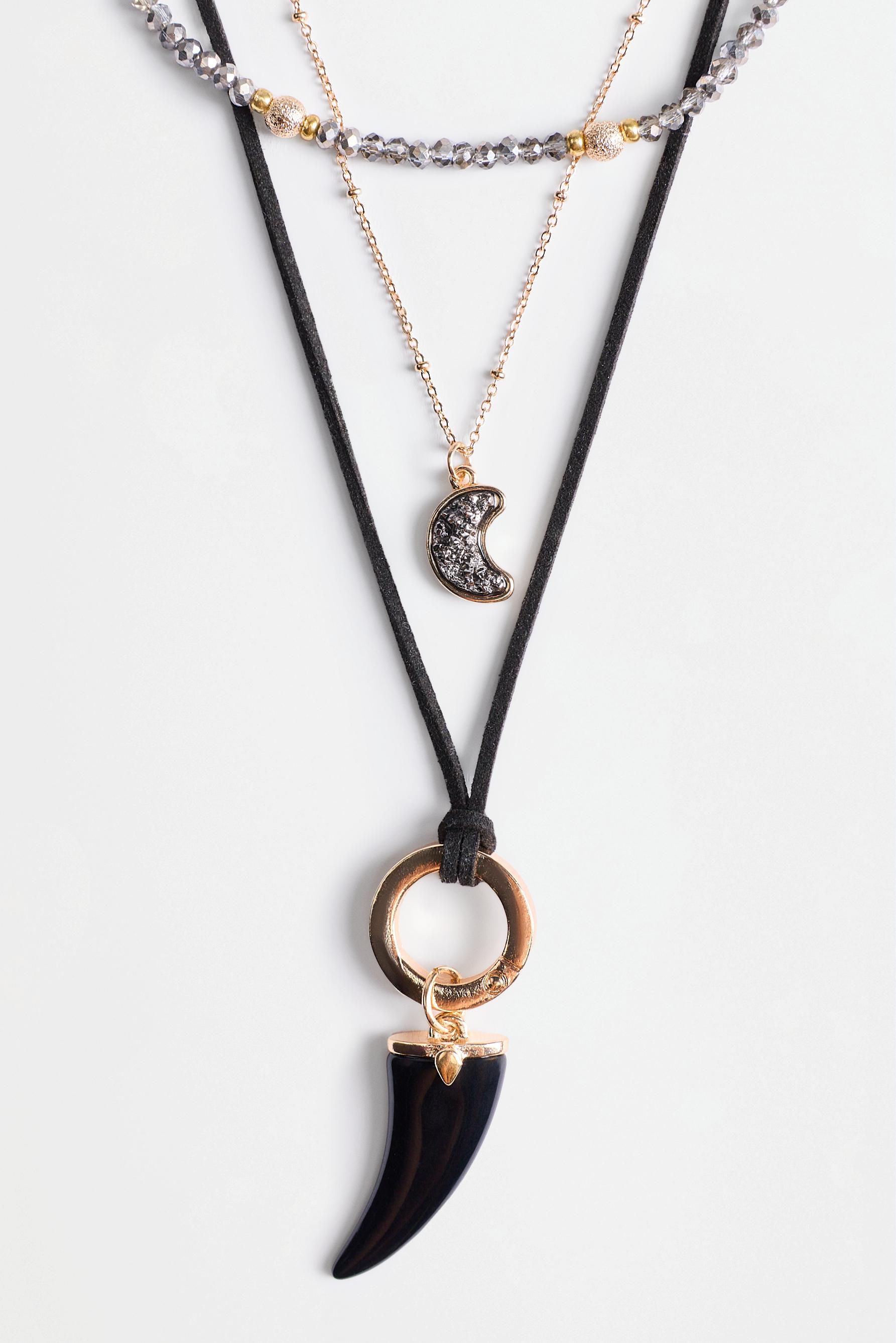 Assorted necklaces (3-pack) — GOLDEN