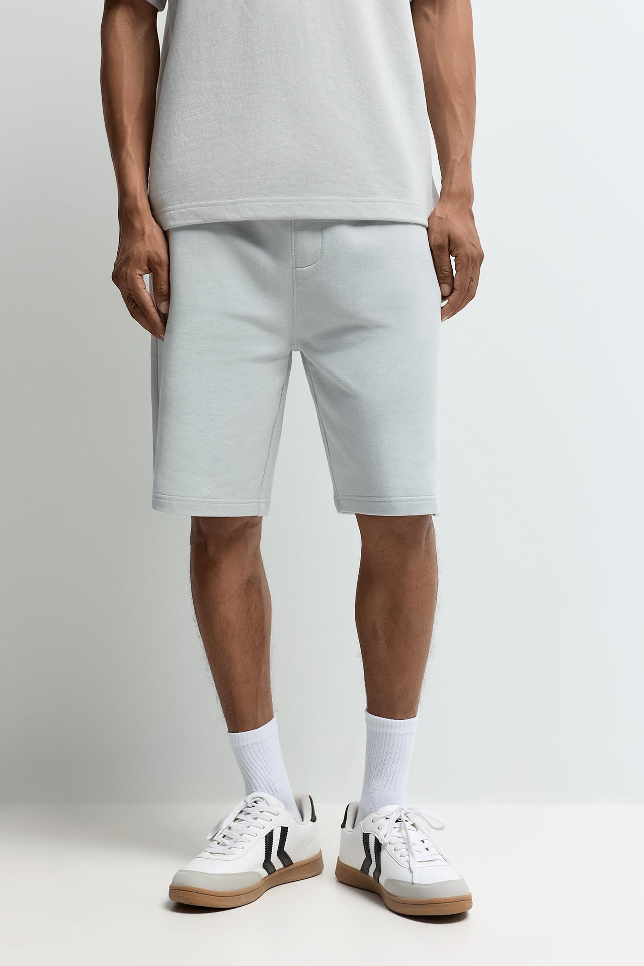 Tracksuit Bermuda shorts — PALE BLUE