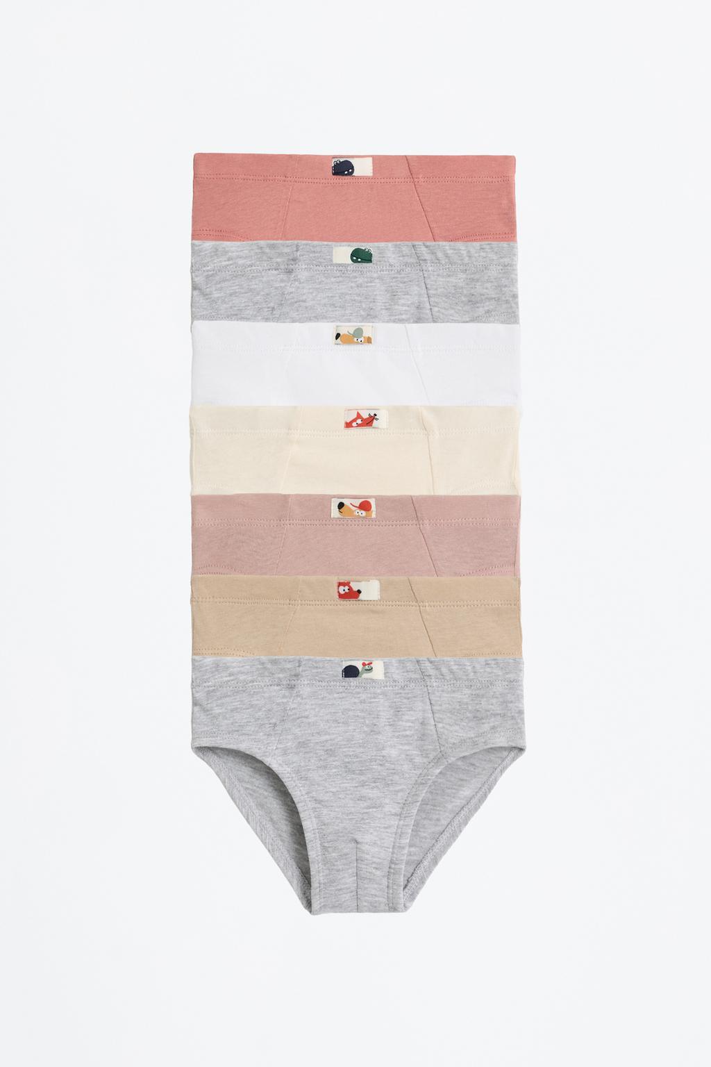 Pacco 7 slip tinta unita