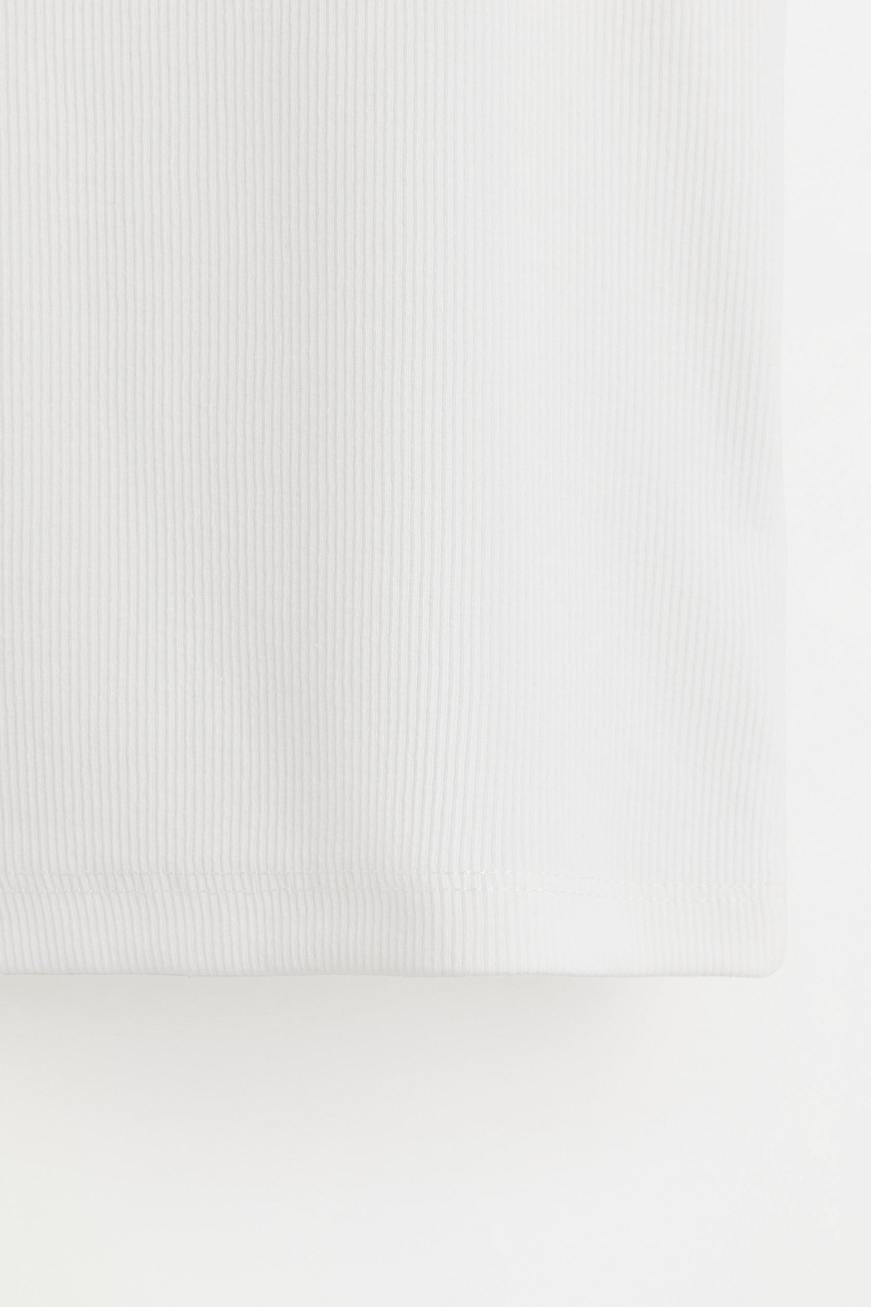 Slogan halter top — OFF WHITE