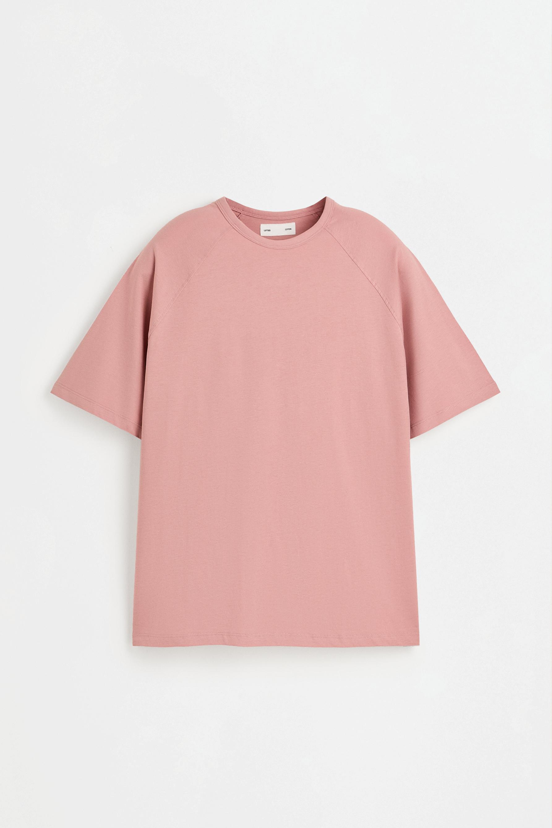 Mercerised T-shirt — PASTEL PINK