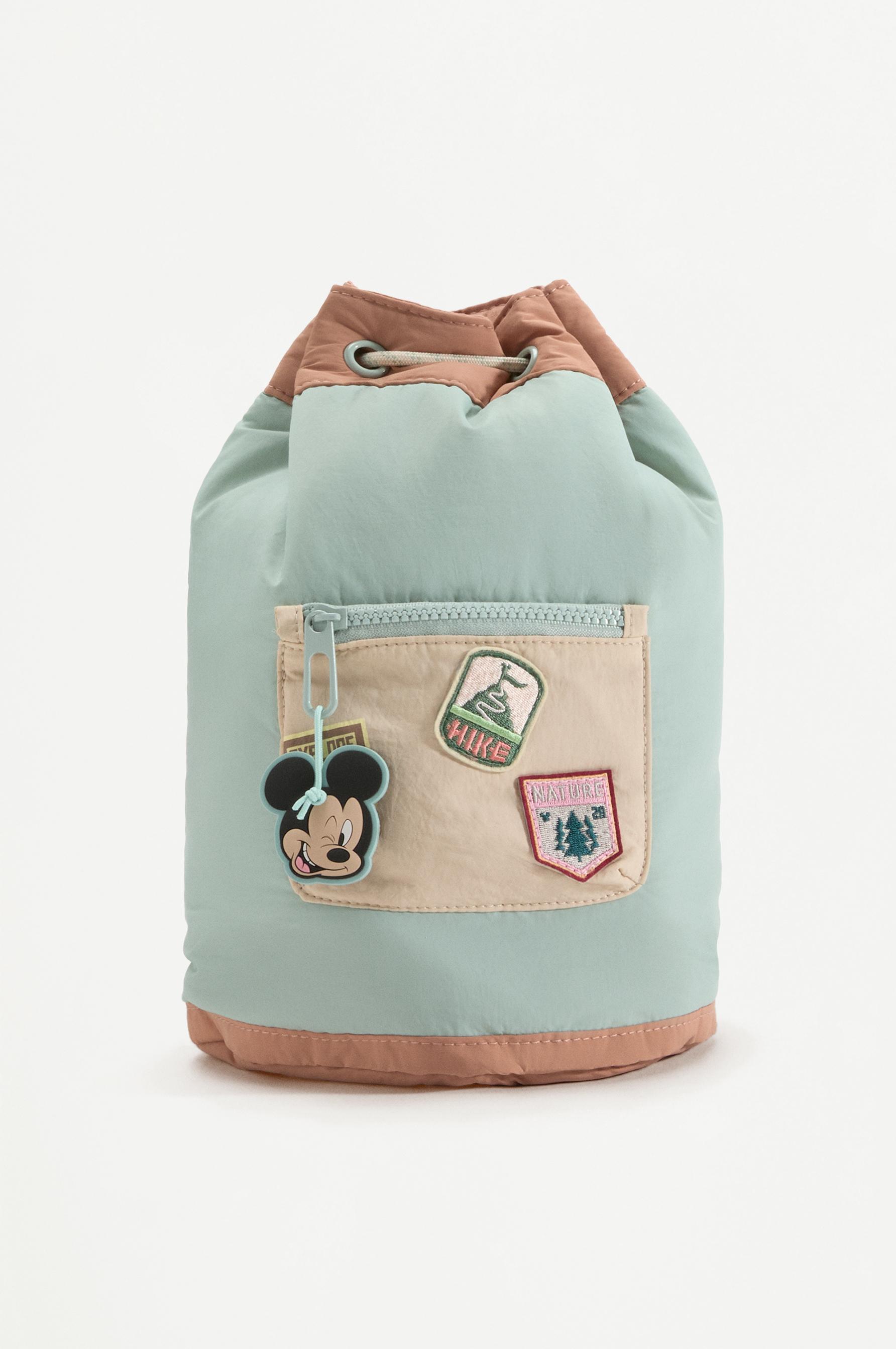 Mickey Mouse Explorer ©Disney drawstring backpack — AQUAMARINE