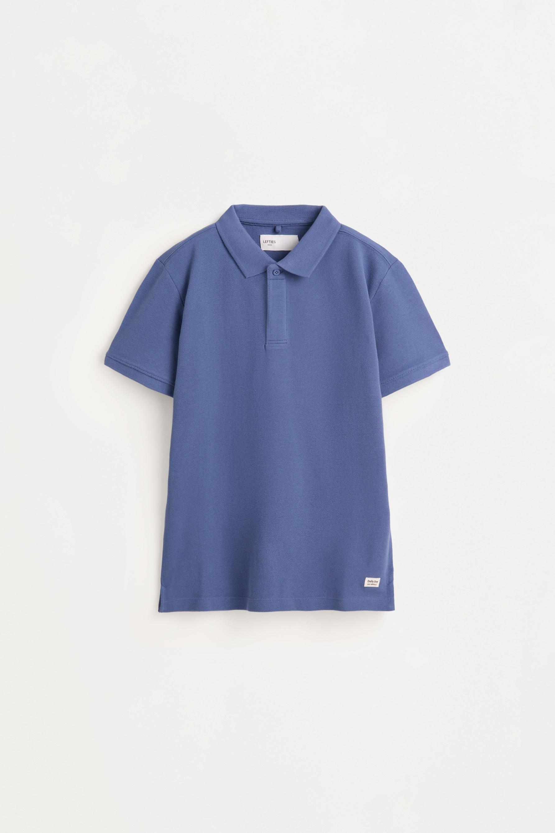 Basic polo shirt — MEDIUM BLUE