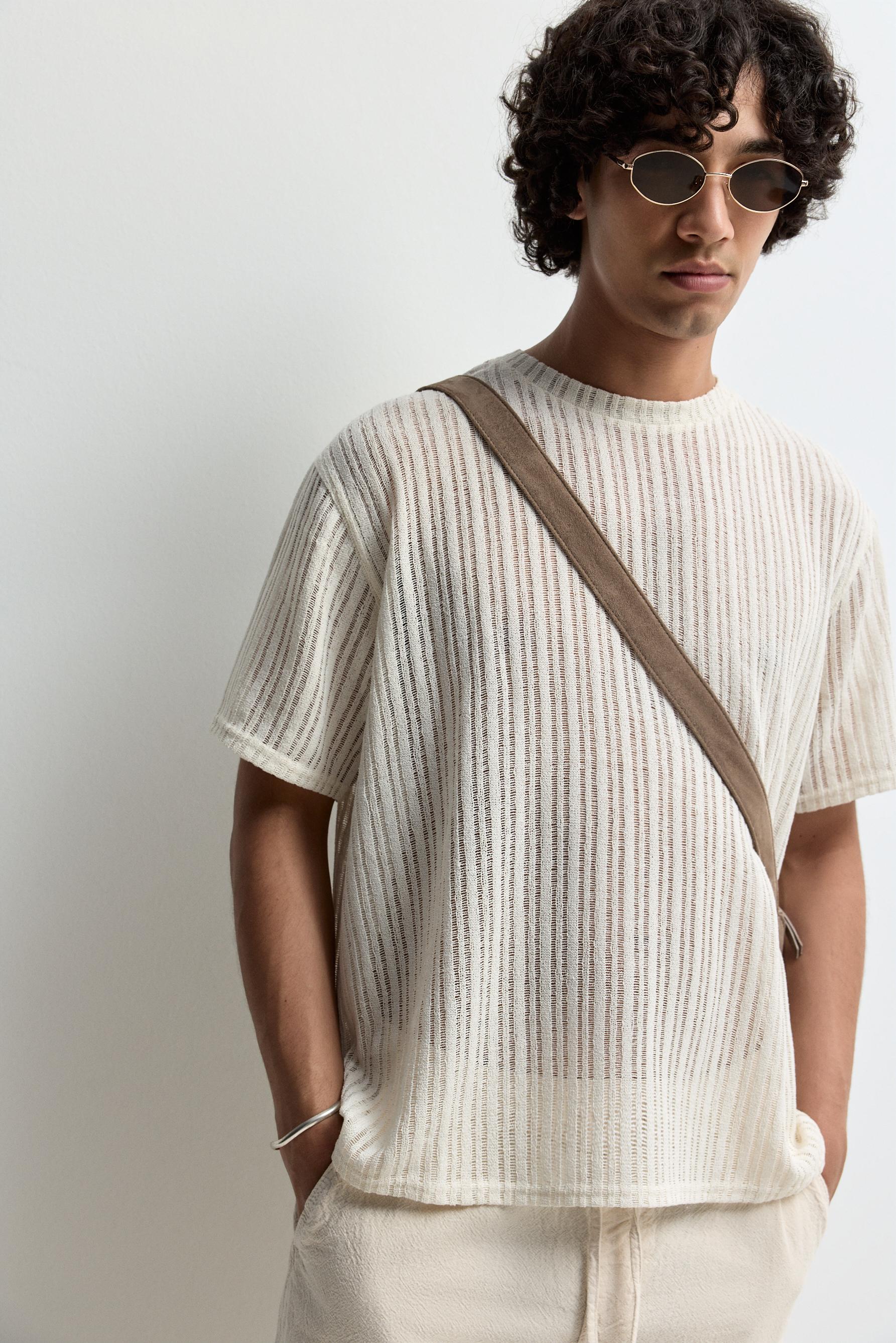 Openwork T-shirt — BUTTER