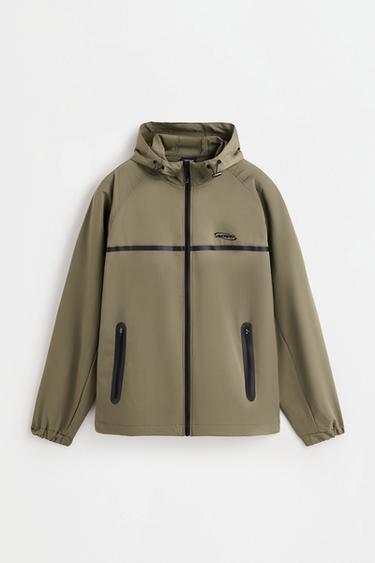 Windbreaker with pockets — DARK KHAKI 1