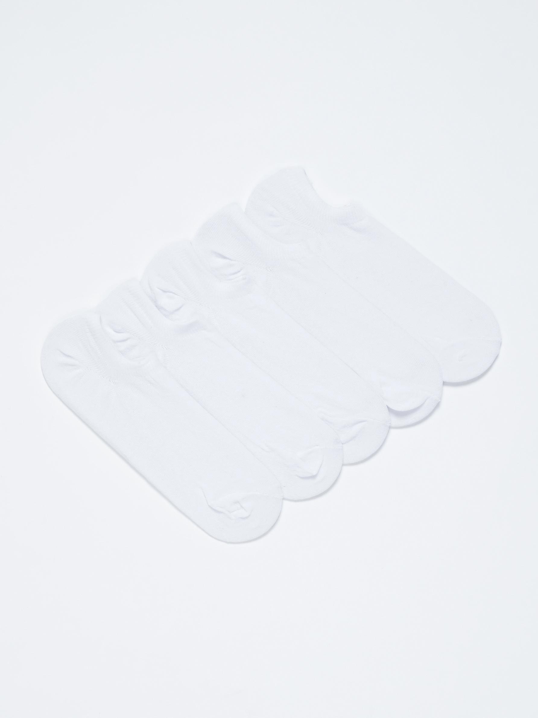 No-show socks (Pack 5) — WHITE